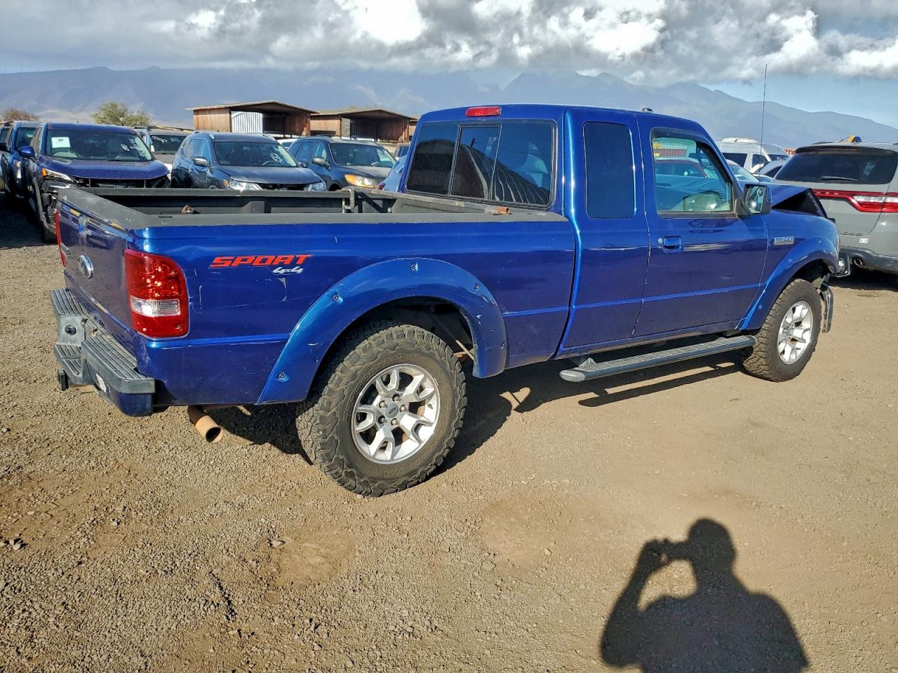 2010 Ford Ranger Blue vin: 1FTLR4FE0APA29732