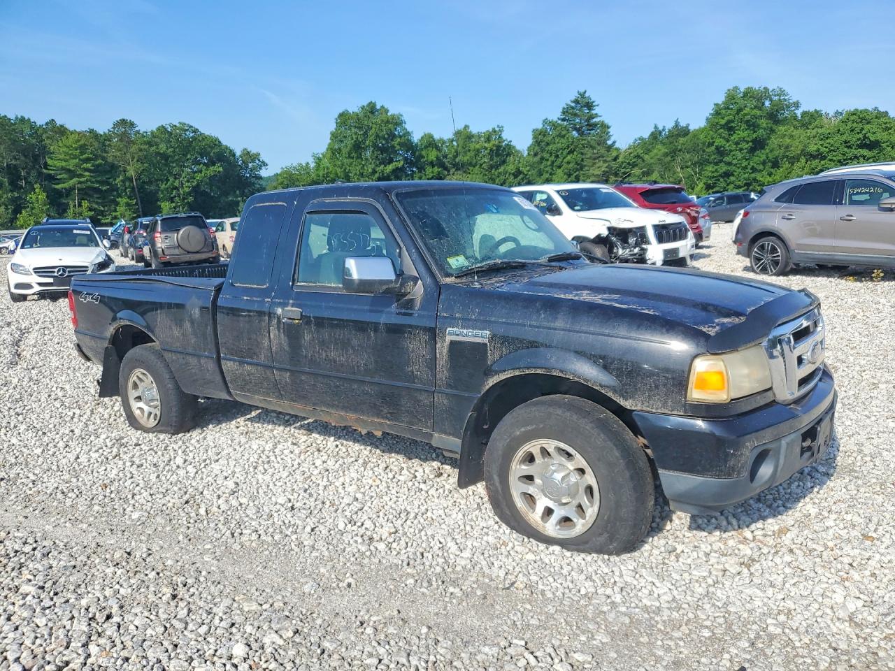 2010 Ford Ranger Super Cab Black vin: 1FTLR4FE0APA35823