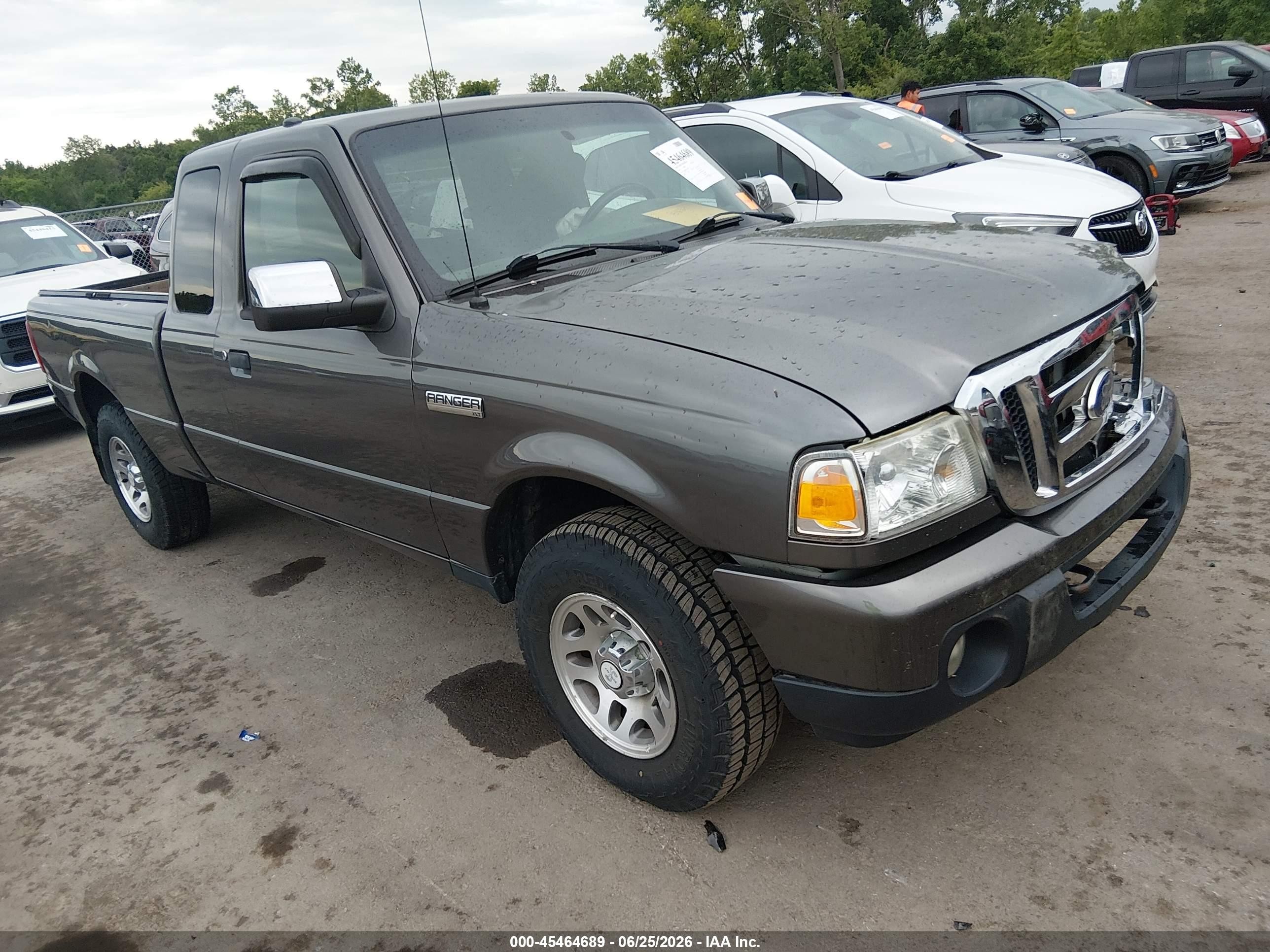 2010 Ford Ranger Xlt Gray vin: 1FTLR4FE0APA67591