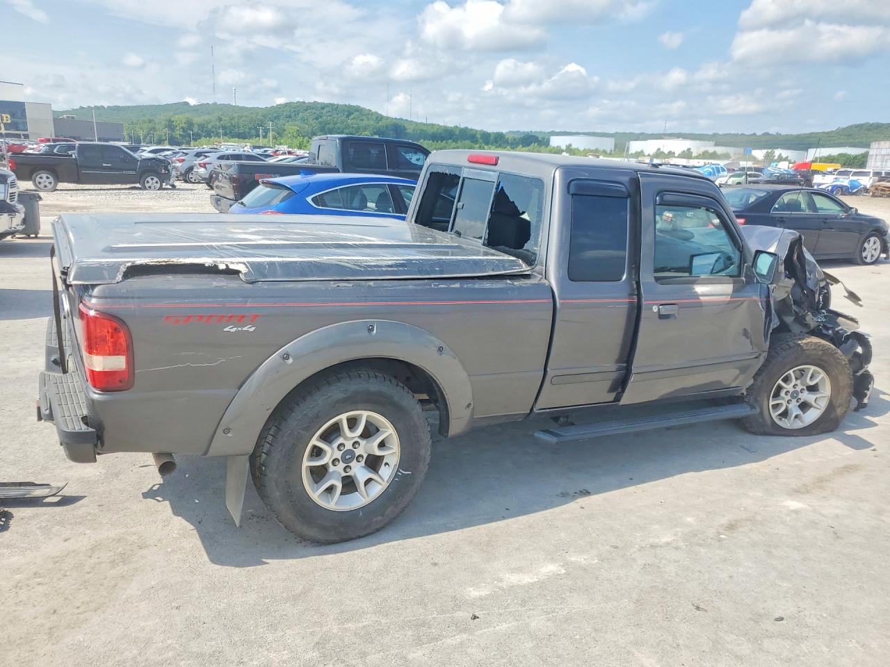 2010 Ford Ranger Super Cab Charcoal vin: 1FTLR4FE0APA71172