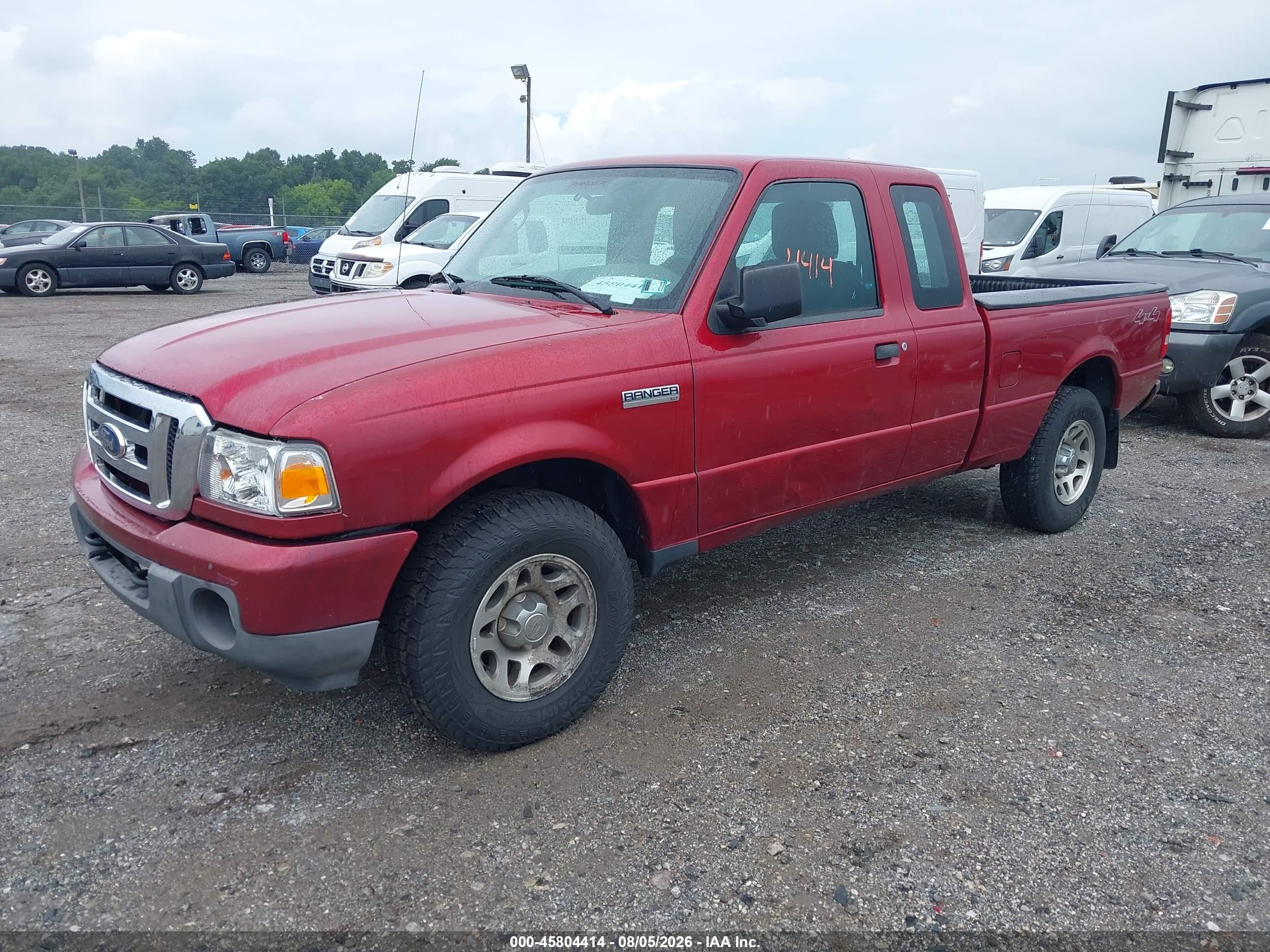 2011 Ford Ranger Xlt Red vin: 1FTLR4FE0BPA46094