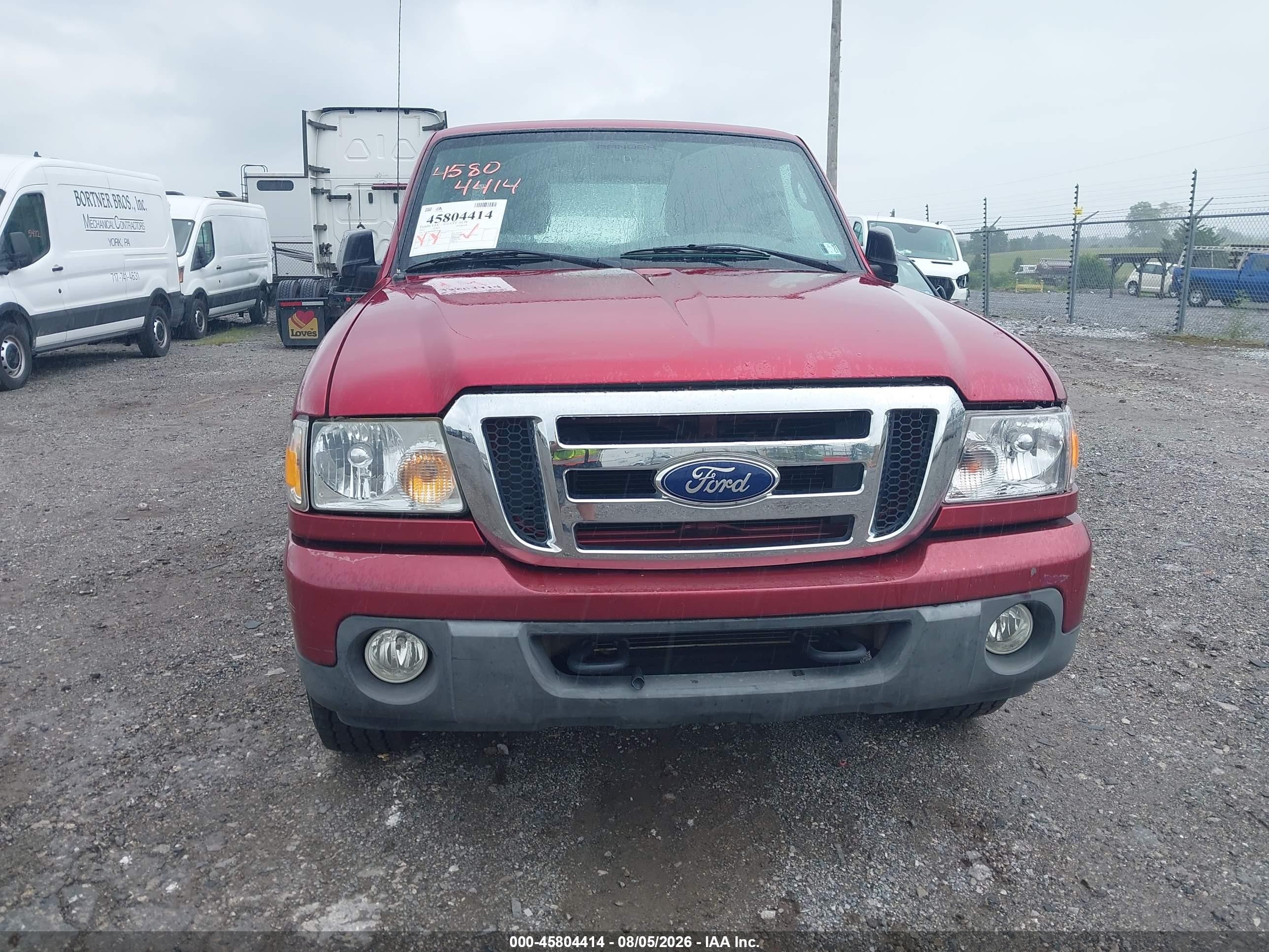 2011 Ford Ranger Xlt Red vin: 1FTLR4FE0BPA46094