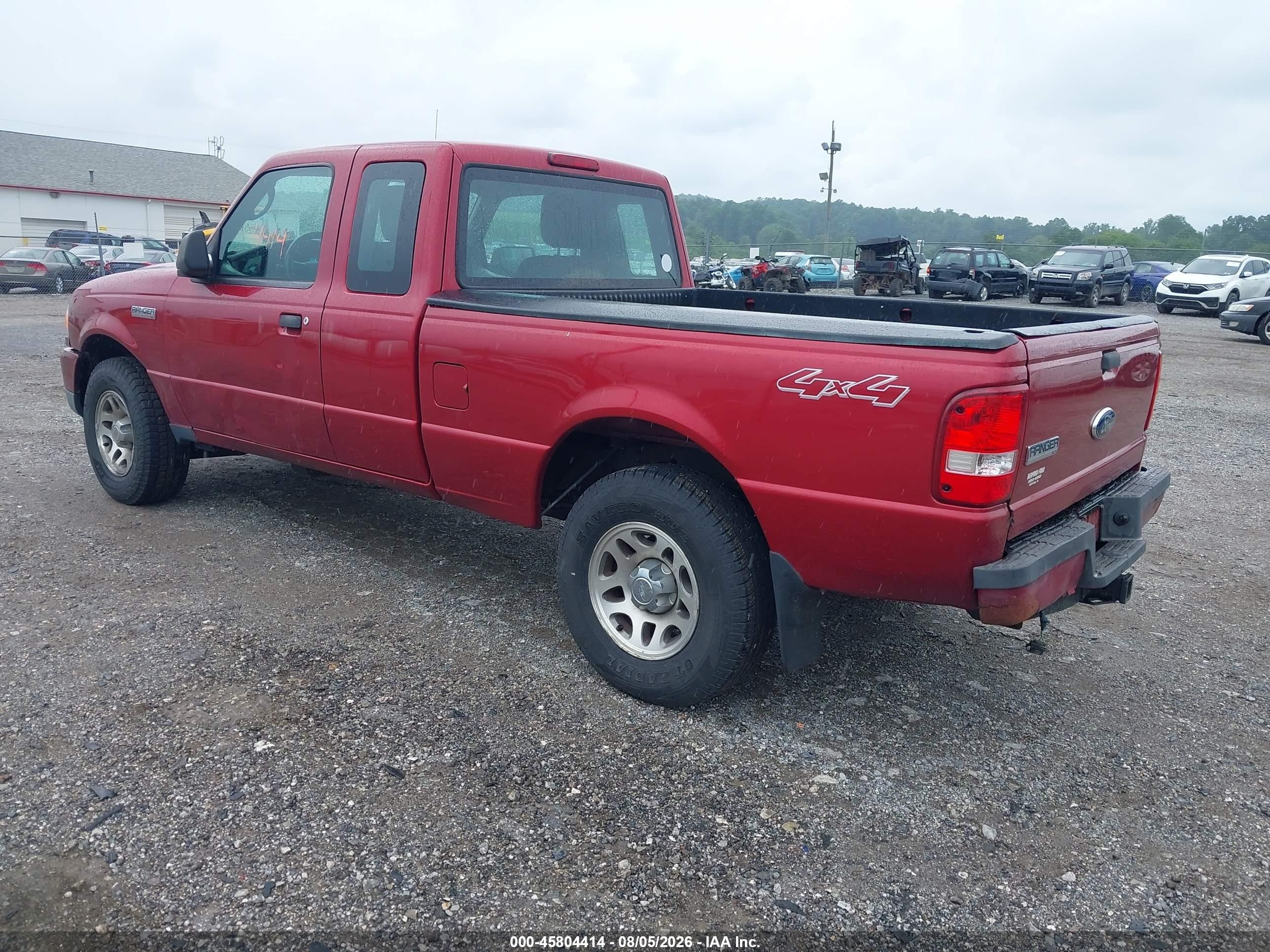 2011 Ford Ranger Xlt Red vin: 1FTLR4FE0BPA46094