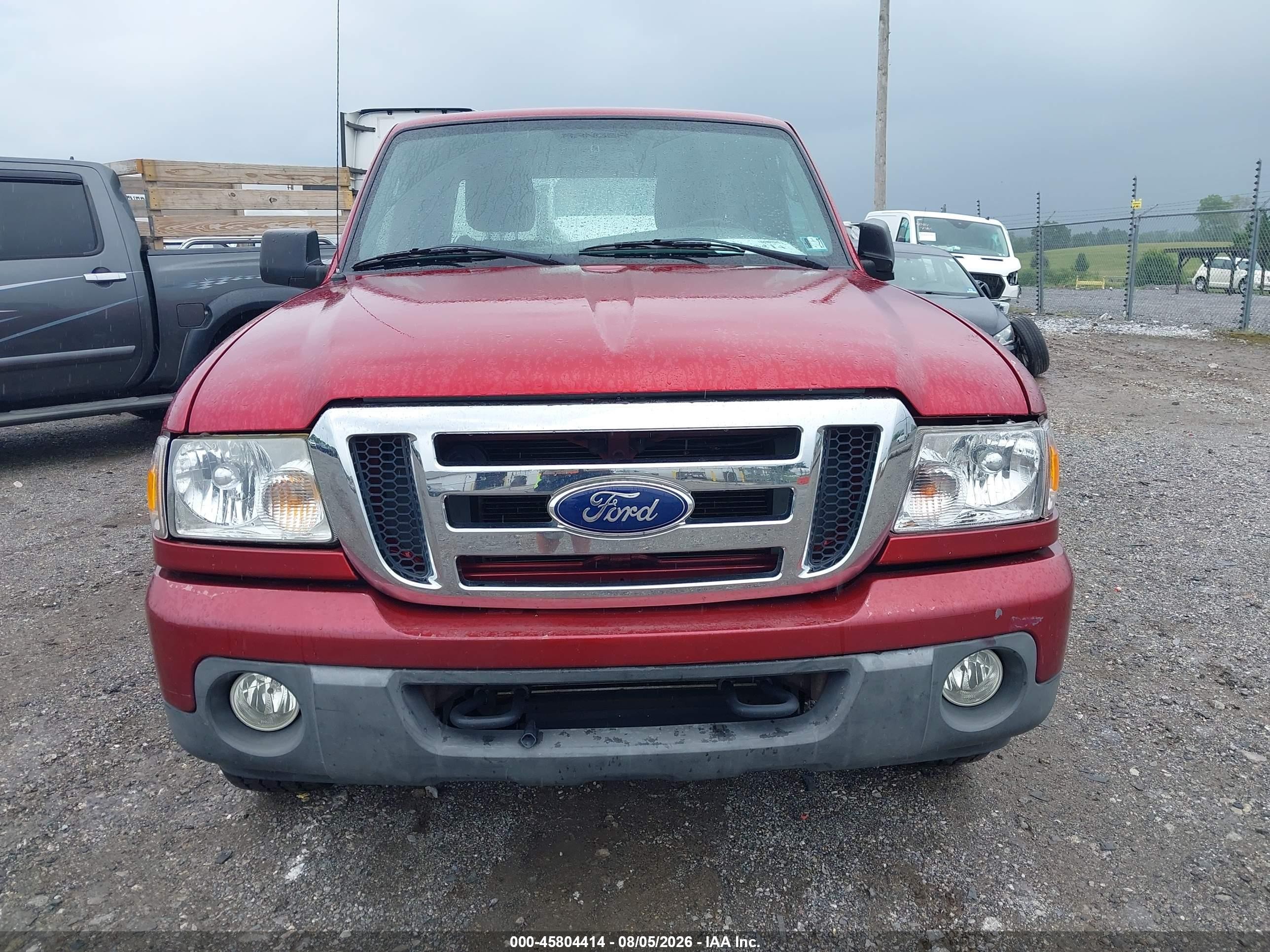 2011 Ford Ranger Xlt Red vin: 1FTLR4FE0BPA46094
