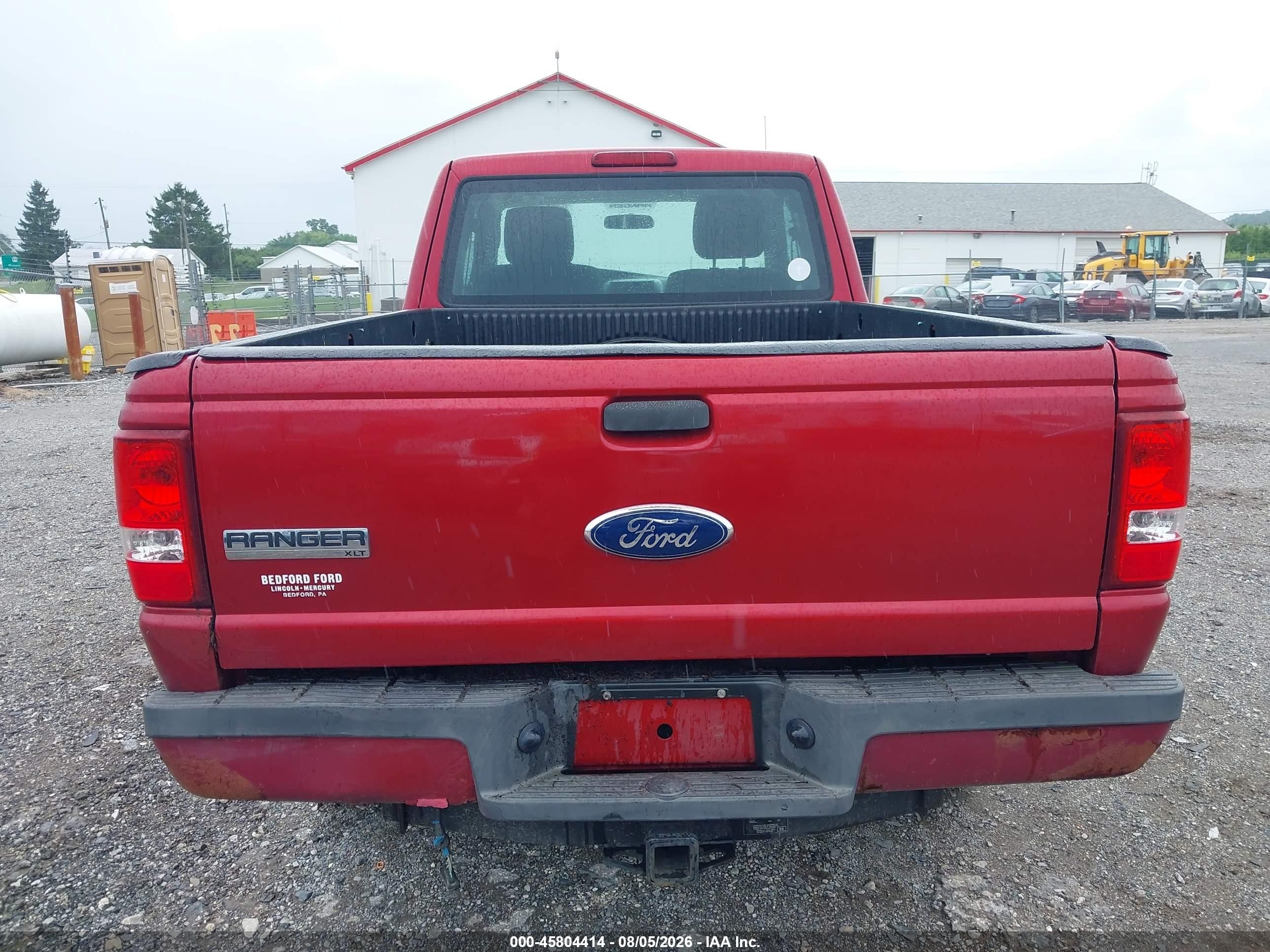 2011 Ford Ranger Xlt Red vin: 1FTLR4FE0BPA46094