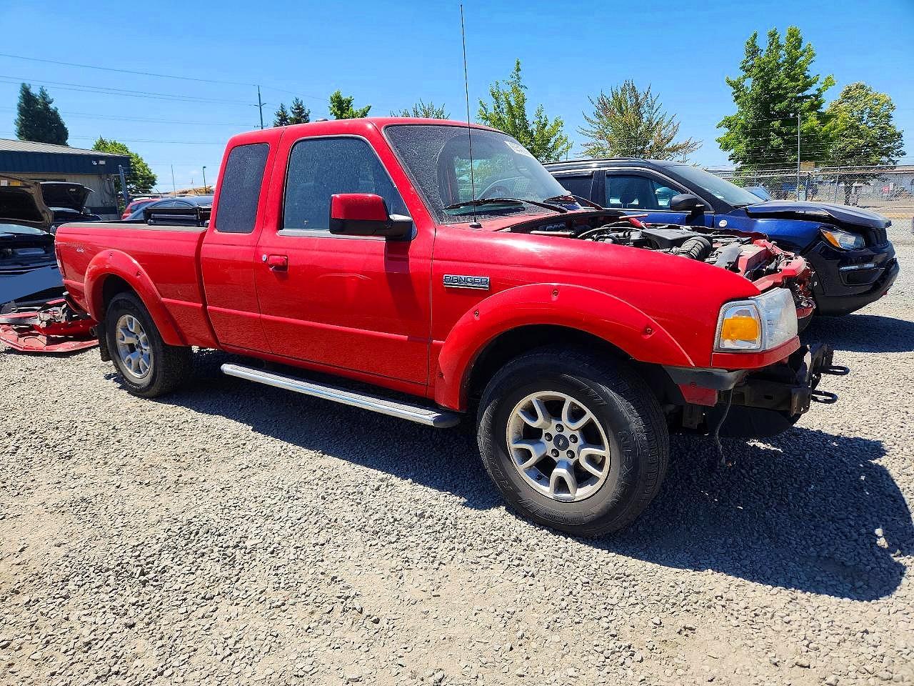 2011 Ford Ranger Super Cab Красный vin: 1FTLR4FE0BPA59279