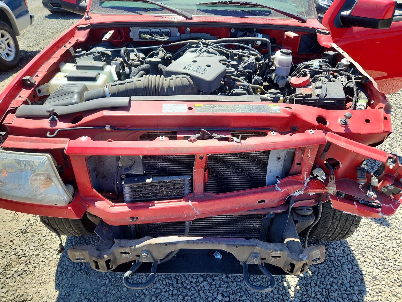 2011 Ford Ranger Super Cab Красный vin: 1FTLR4FE0BPA59279