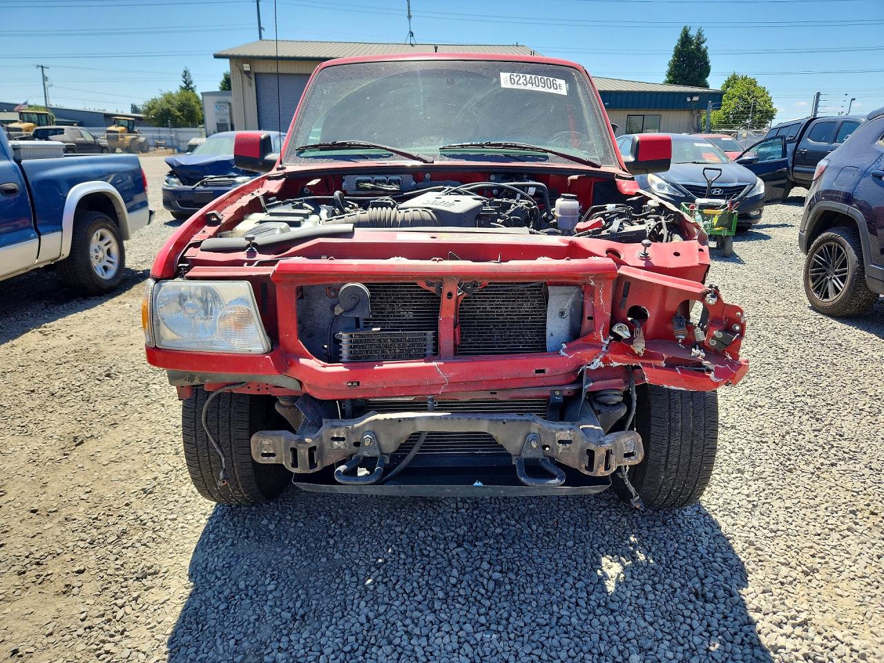 2011 Ford Ranger Super Cab Красный vin: 1FTLR4FE0BPA59279