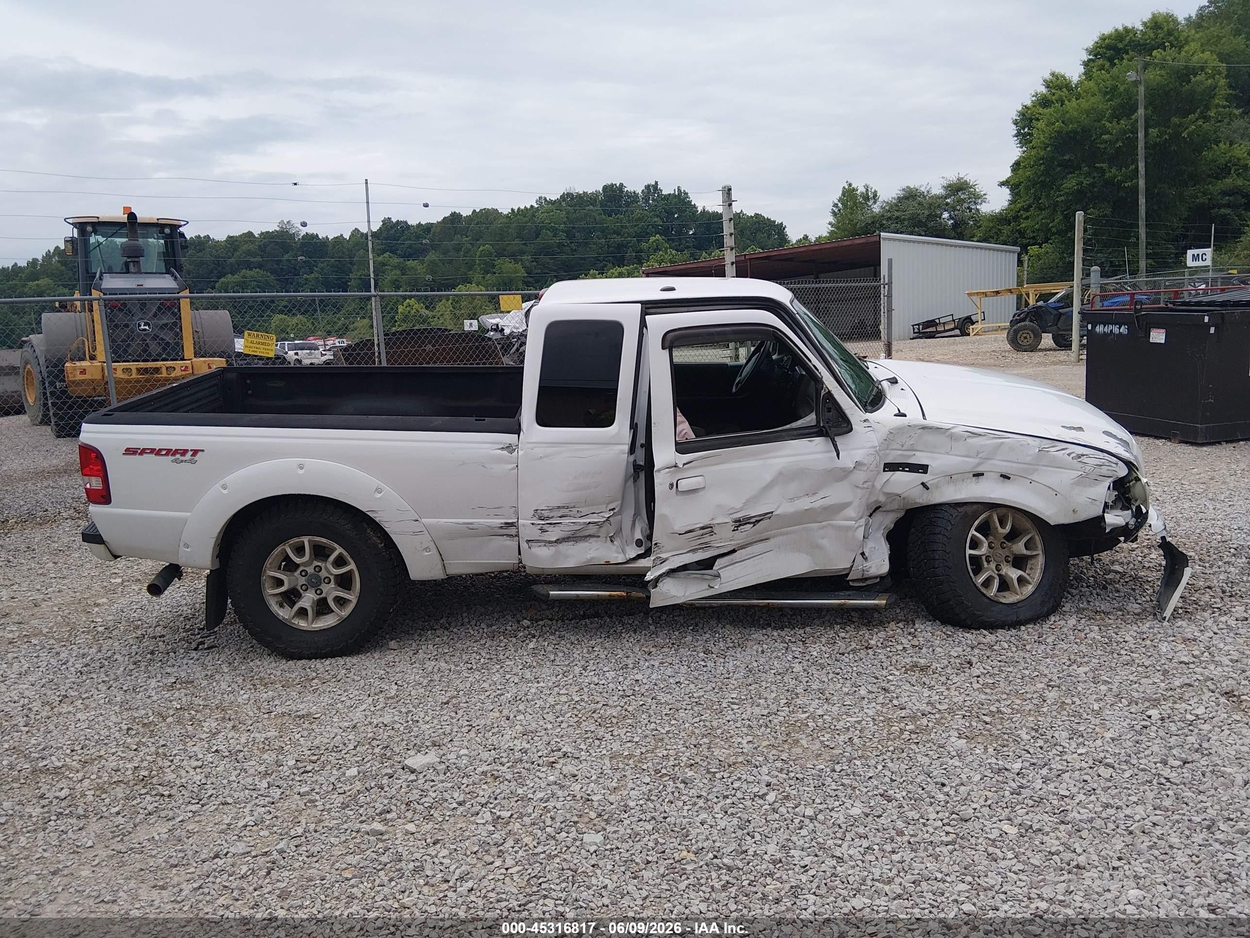 2011 Ford Ranger Sport White vin: 1FTLR4FE0BPA62831