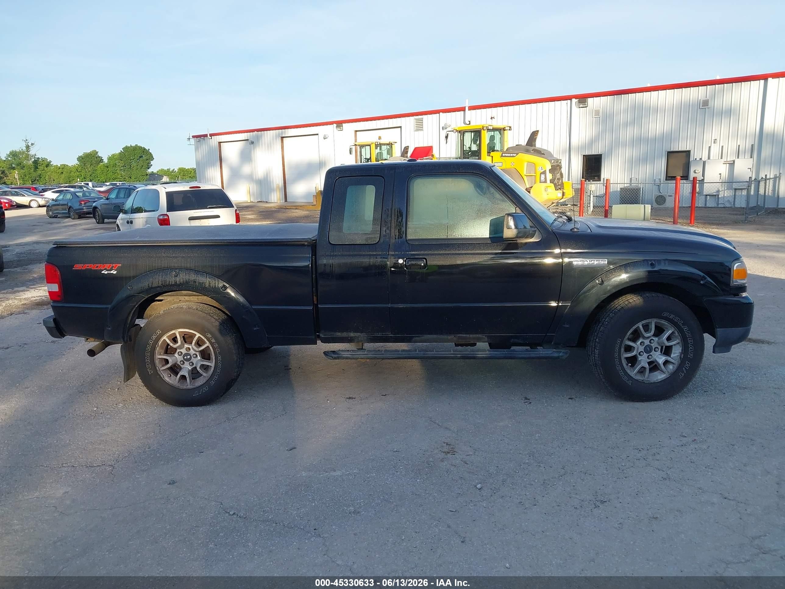 2011 Ford Ranger Sport Black vin: 1FTLR4FE0BPA97272