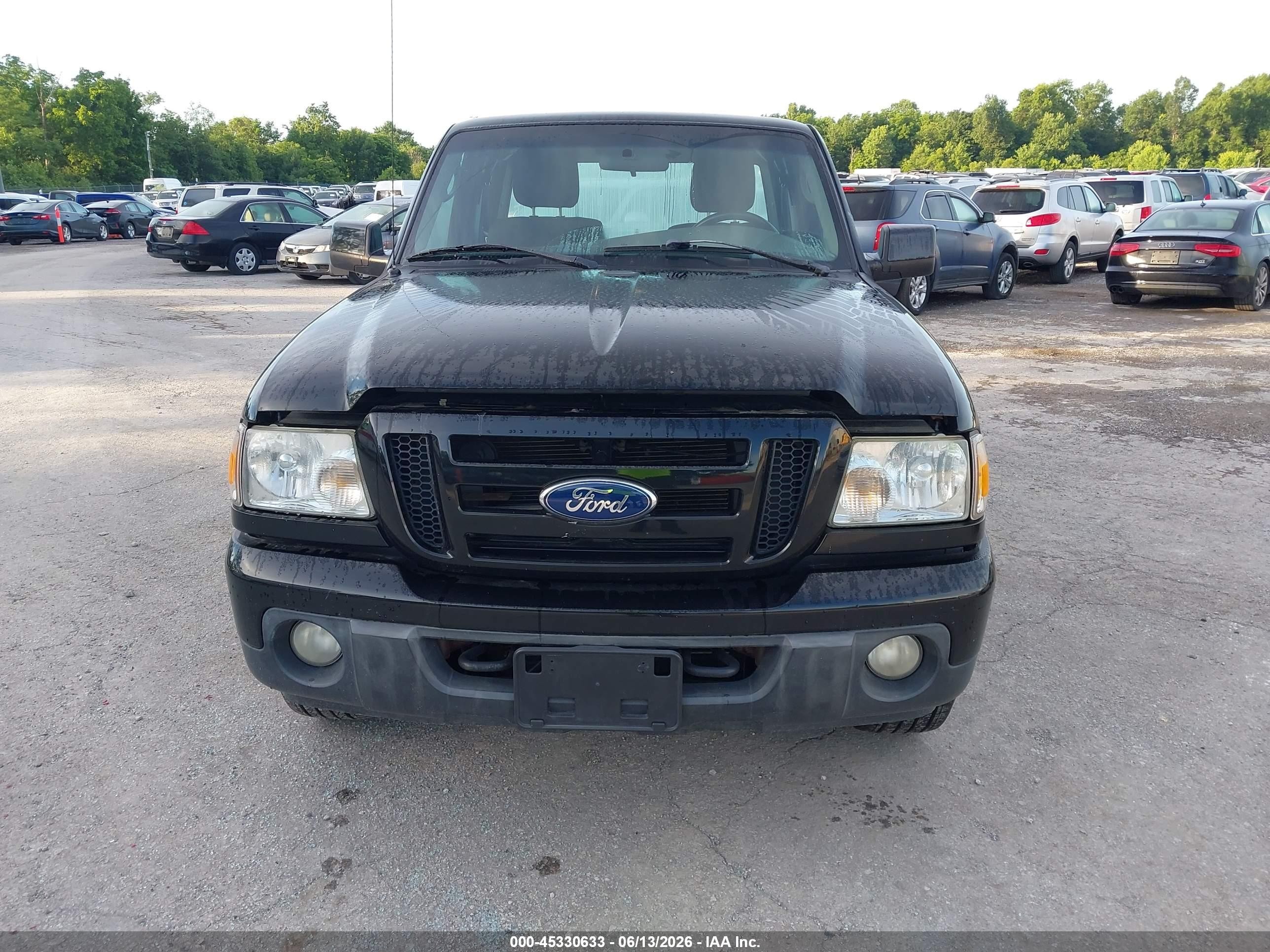 2011 Ford Ranger Sport Black vin: 1FTLR4FE0BPA97272