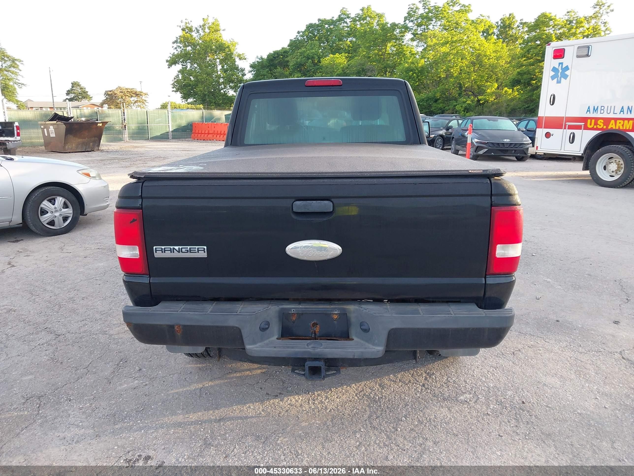 2011 Ford Ranger Sport Black vin: 1FTLR4FE0BPA97272