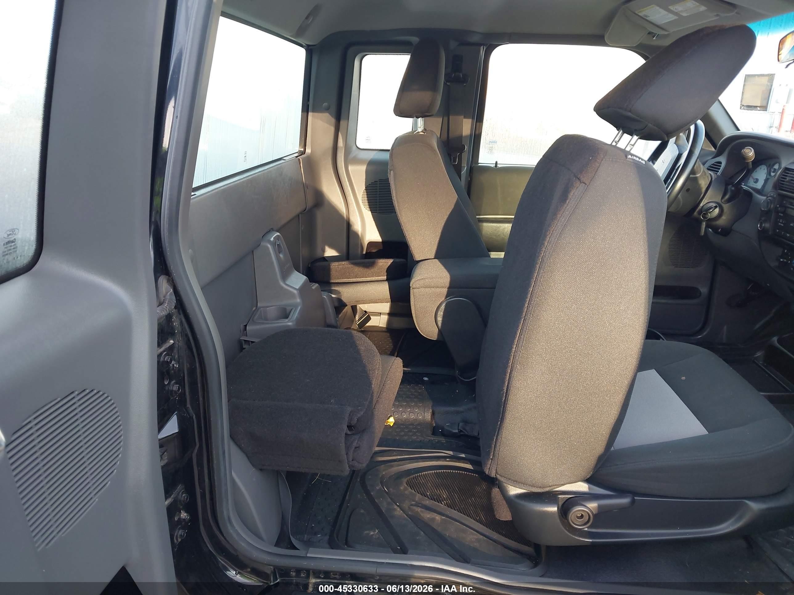 2011 Ford Ranger Sport Black vin: 1FTLR4FE0BPA97272