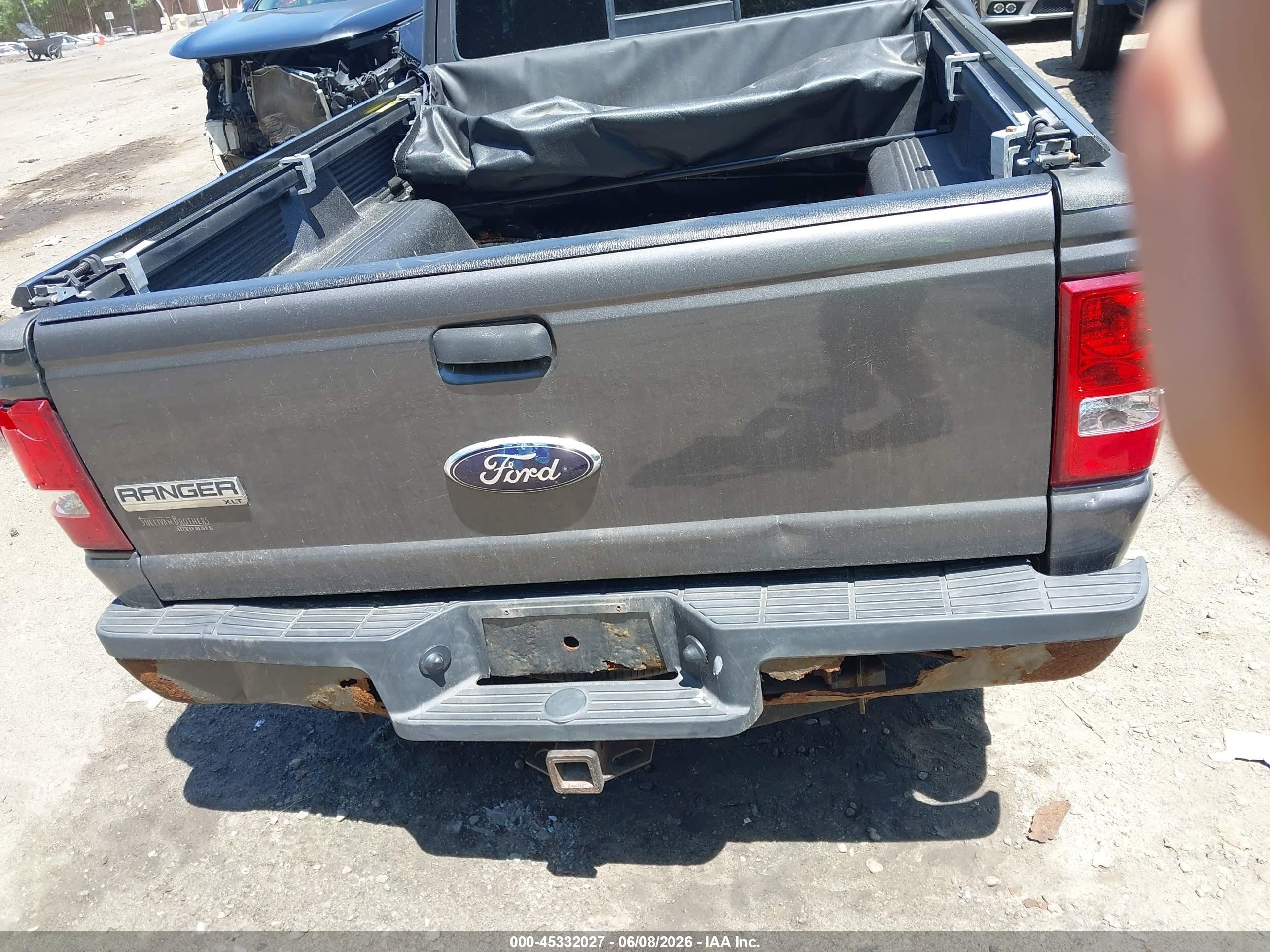 2010 Ford Ranger Sport/xlt Gray vin: 1FTLR4FE1APA01163
