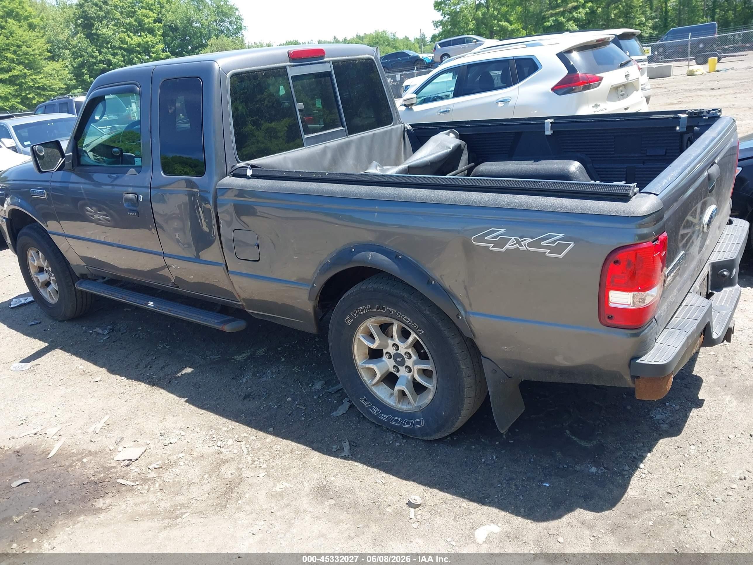 2010 Ford Ranger Sport/xlt Gray vin: 1FTLR4FE1APA01163