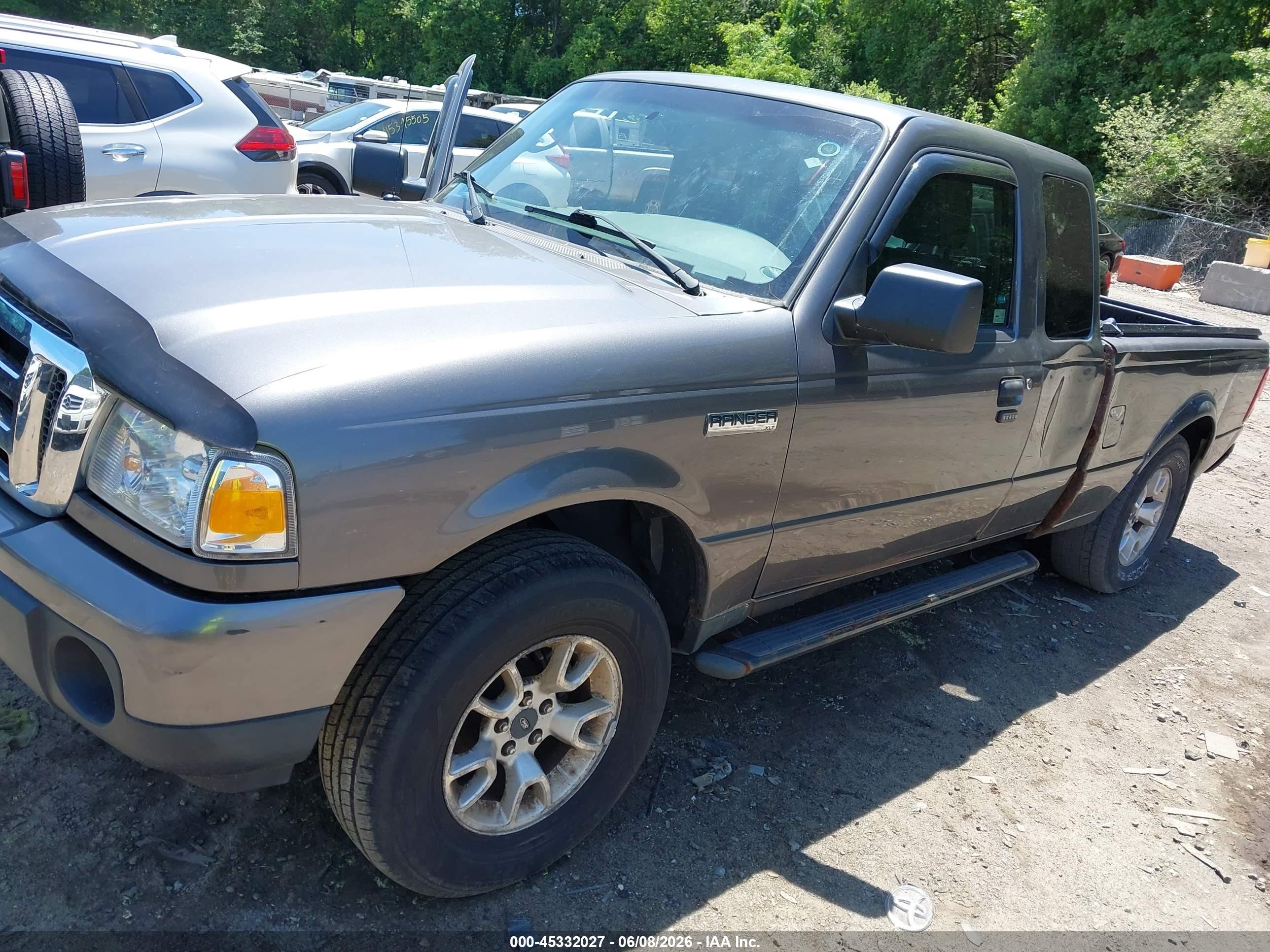 2010 Ford Ranger Sport/xlt Gray vin: 1FTLR4FE1APA01163