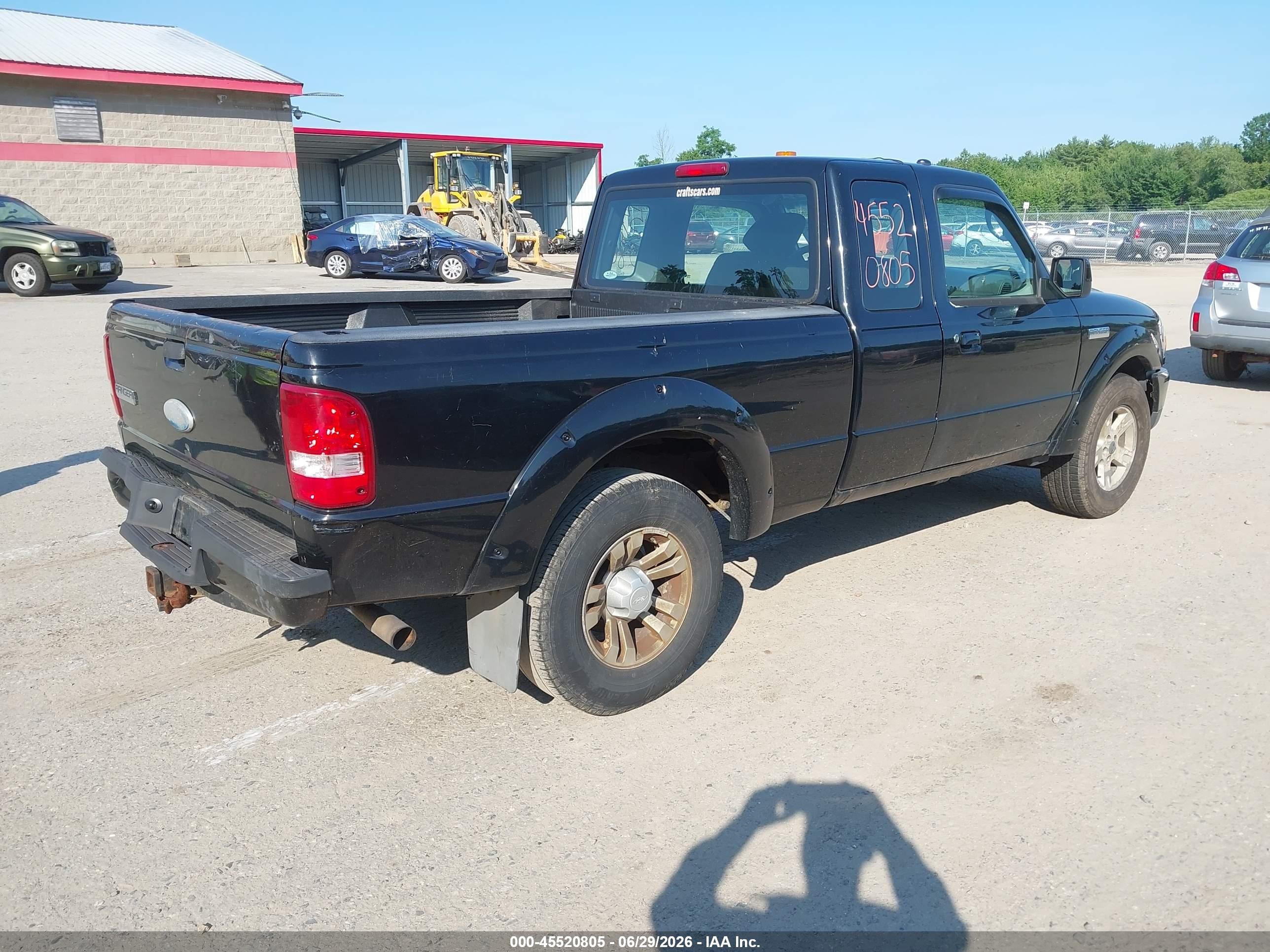 2010 Ford Ranger Sport/xlt Black vin: 1FTLR4FE1APA20070