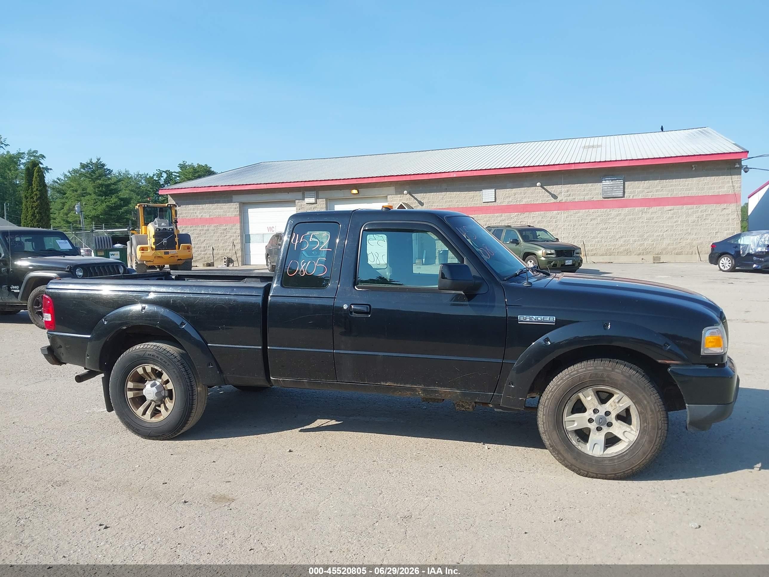 2010 Ford Ranger Sport/xlt Black vin: 1FTLR4FE1APA20070