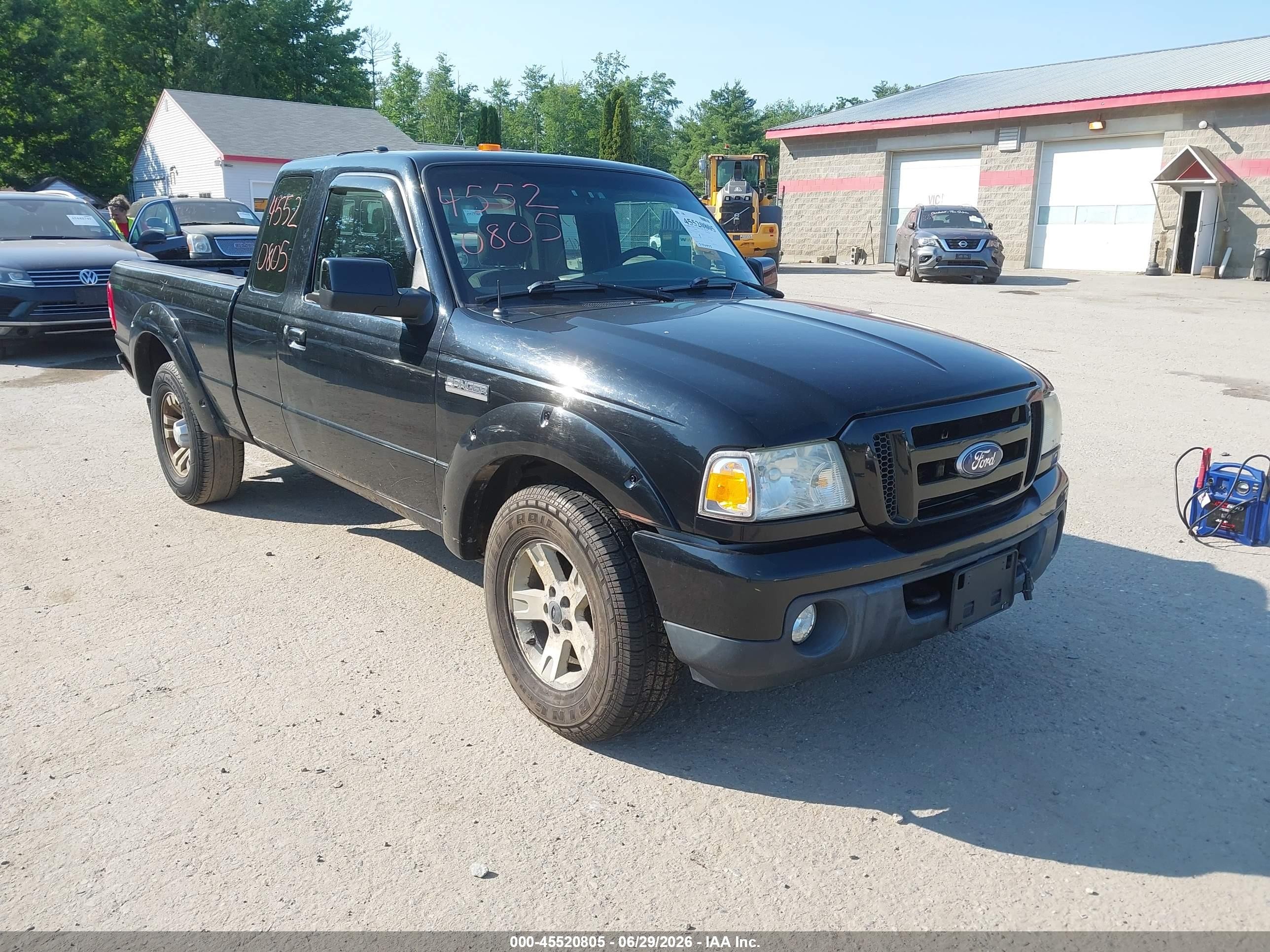 2010 Ford Ranger Sport/xlt Black vin: 1FTLR4FE1APA20070