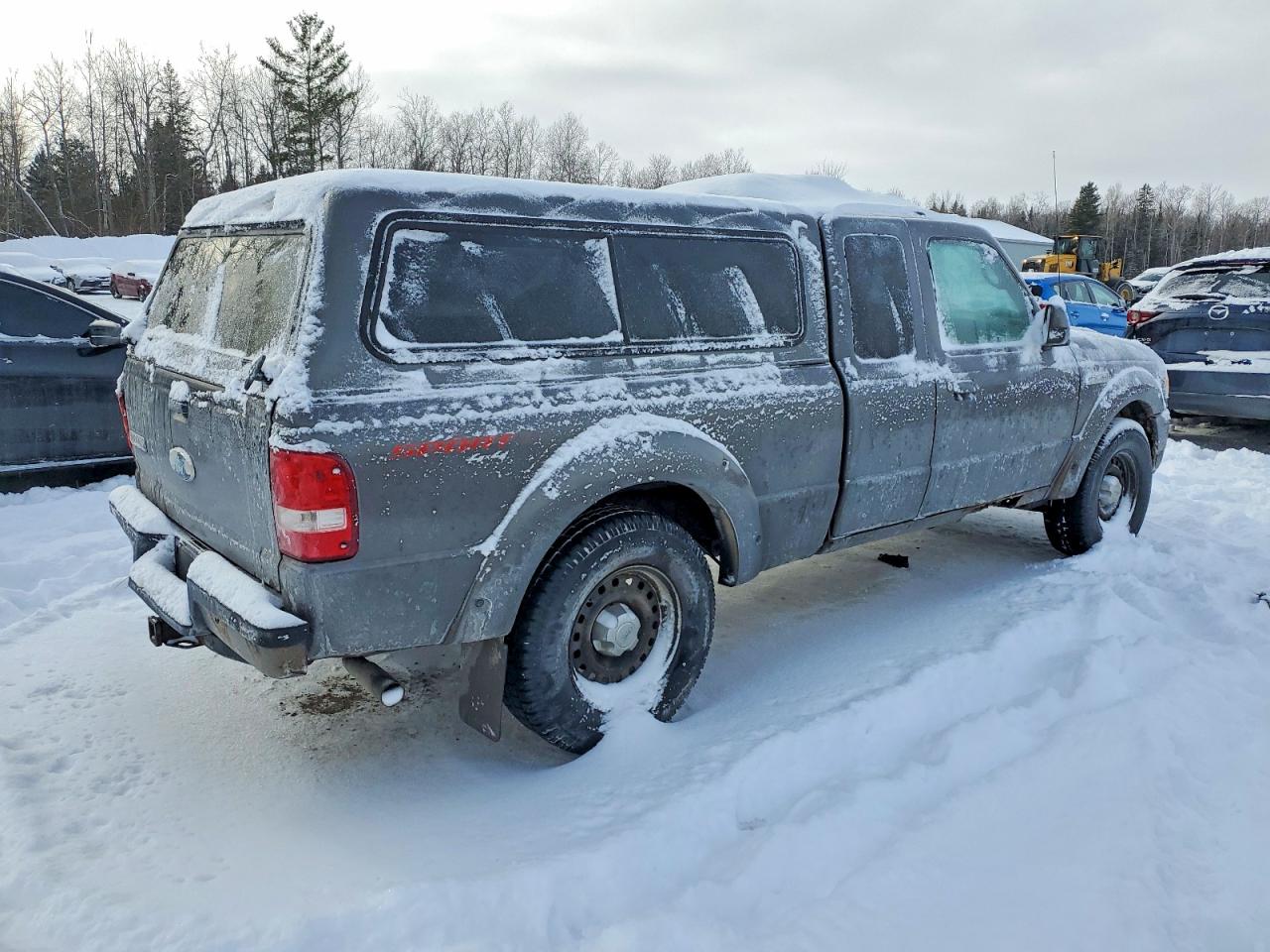 2010 Ford Ranger Super Cab Gray vin: 1FTLR4FE1APA53781