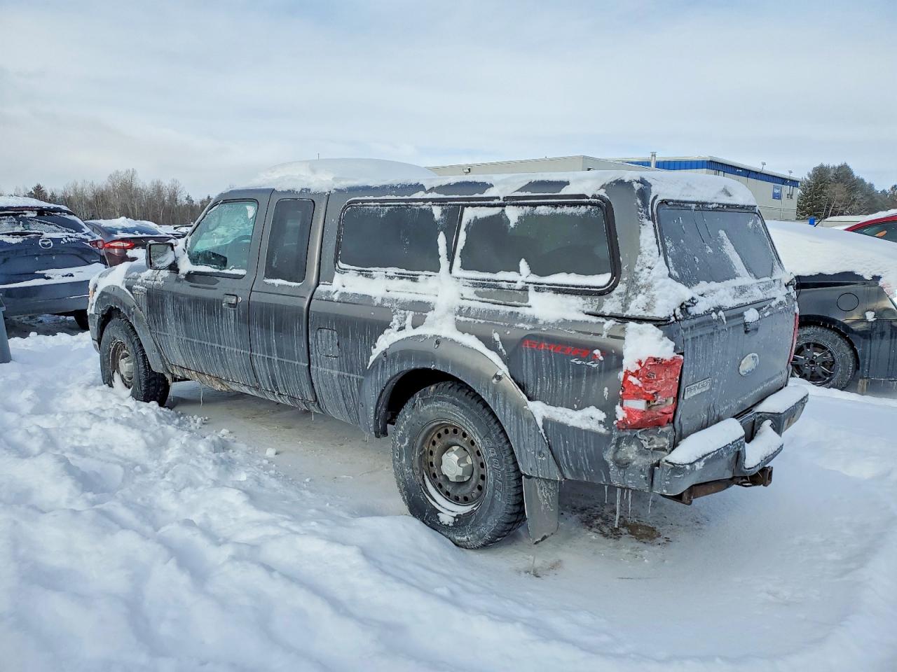 2010 Ford Ranger Super Cab Gray vin: 1FTLR4FE1APA53781