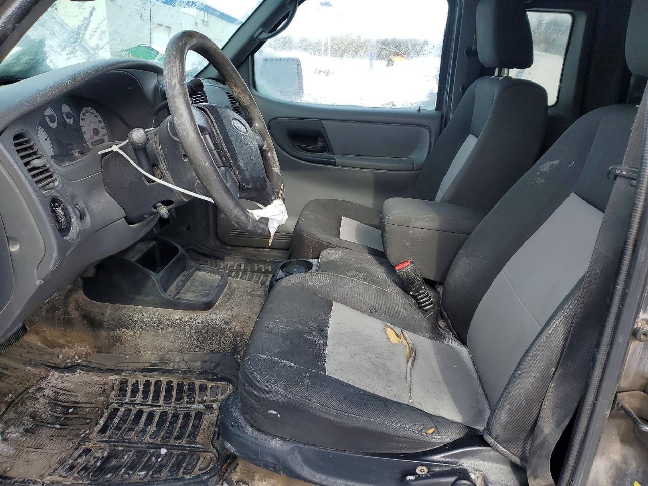 2010 Ford Ranger Super Cab Gray vin: 1FTLR4FE1APA53781