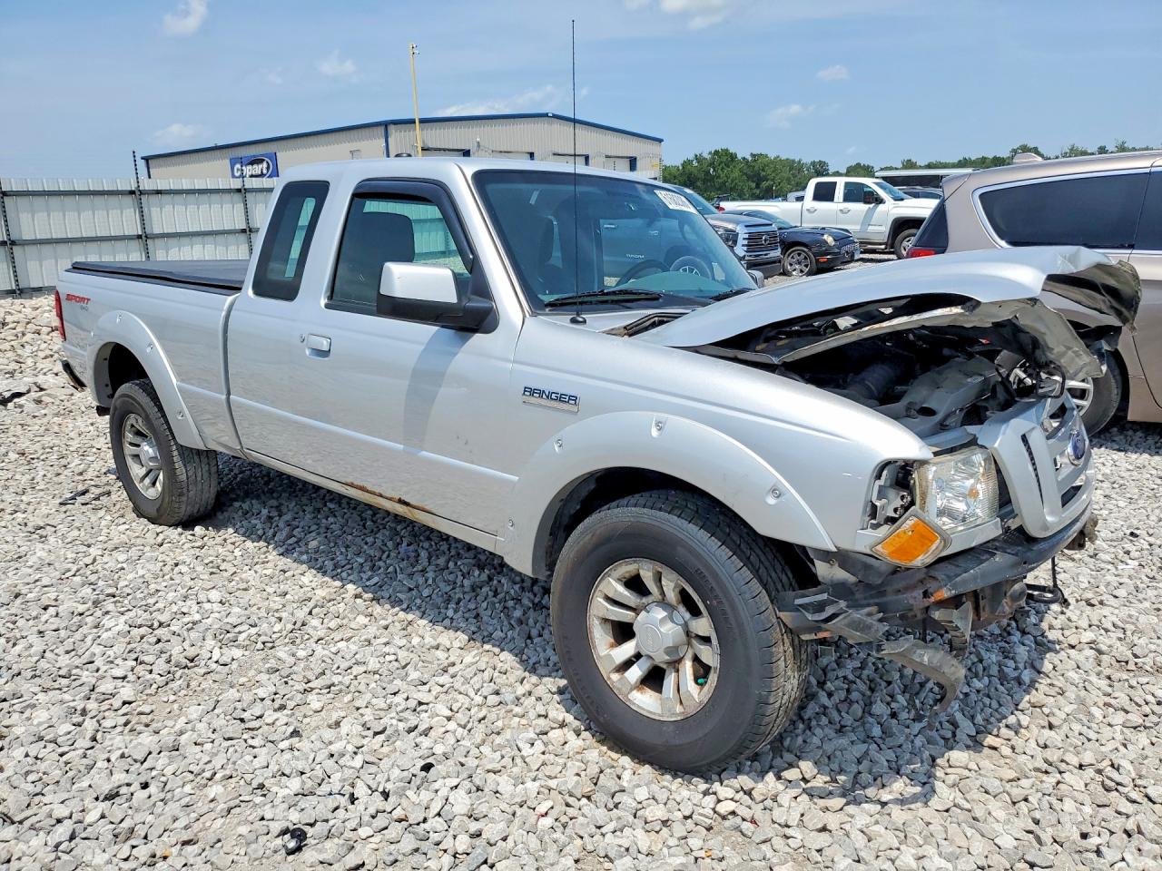 2011 Ford Ranger Super Cab Gray vin: 1FTLR4FE1BPA43771