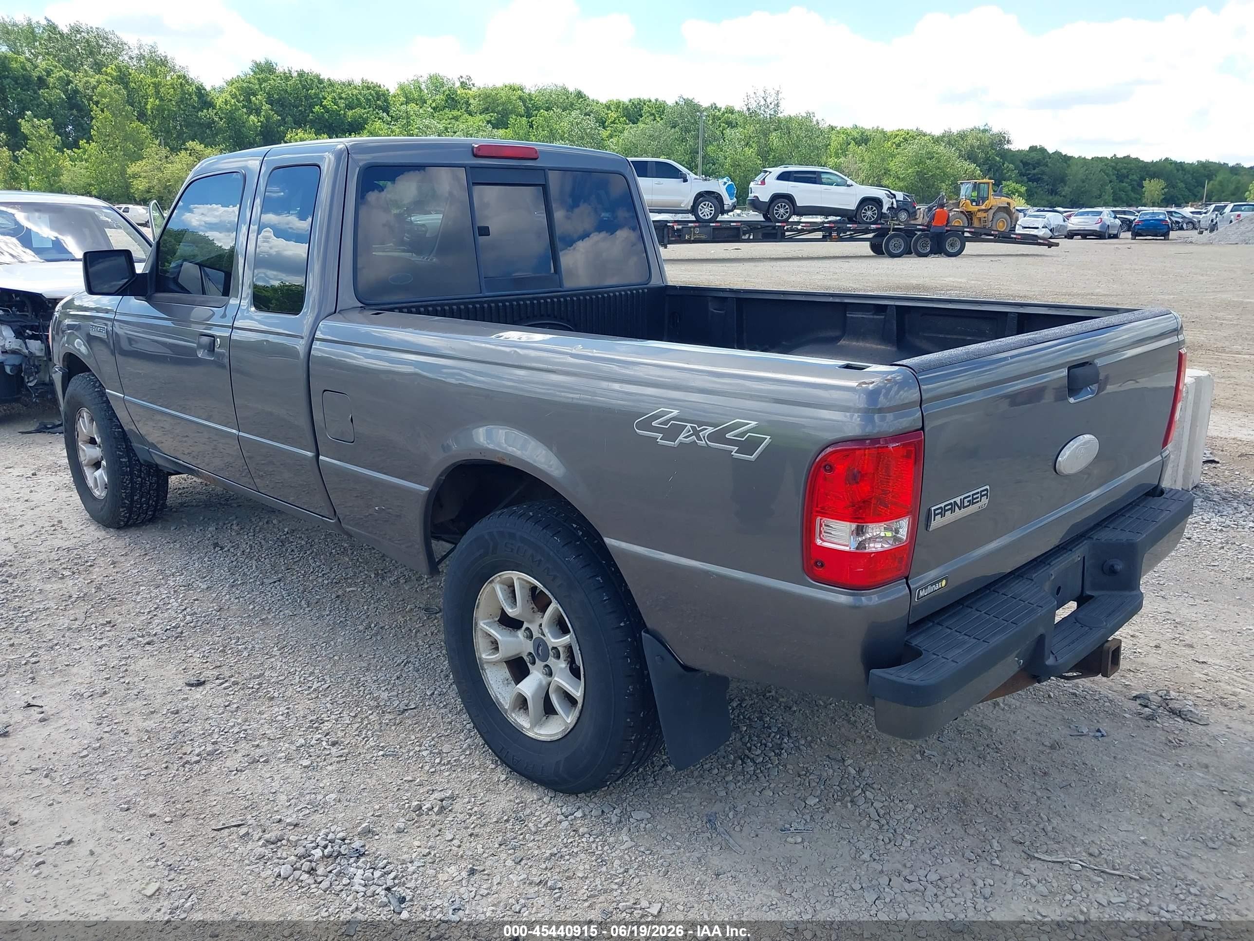 2011 Ford Ranger Xlt Gray vin: 1FTLR4FE1BPA94512