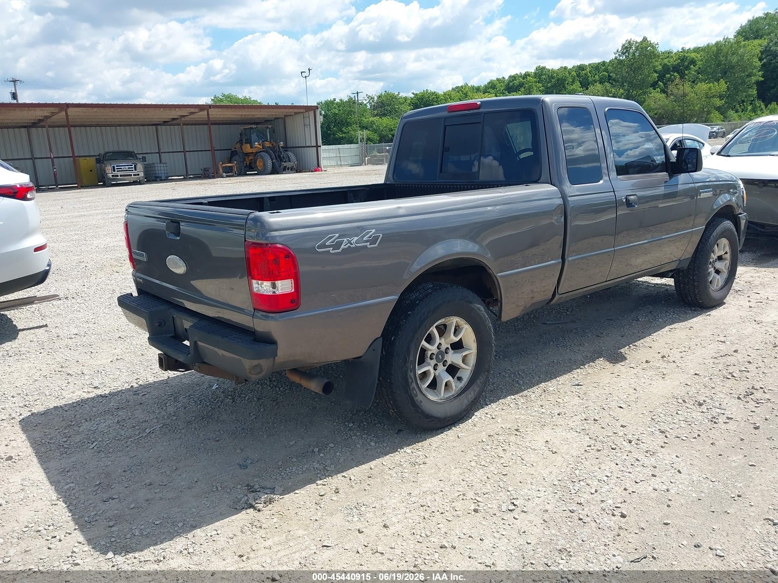 2011 Ford Ranger Xlt Gray vin: 1FTLR4FE1BPA94512