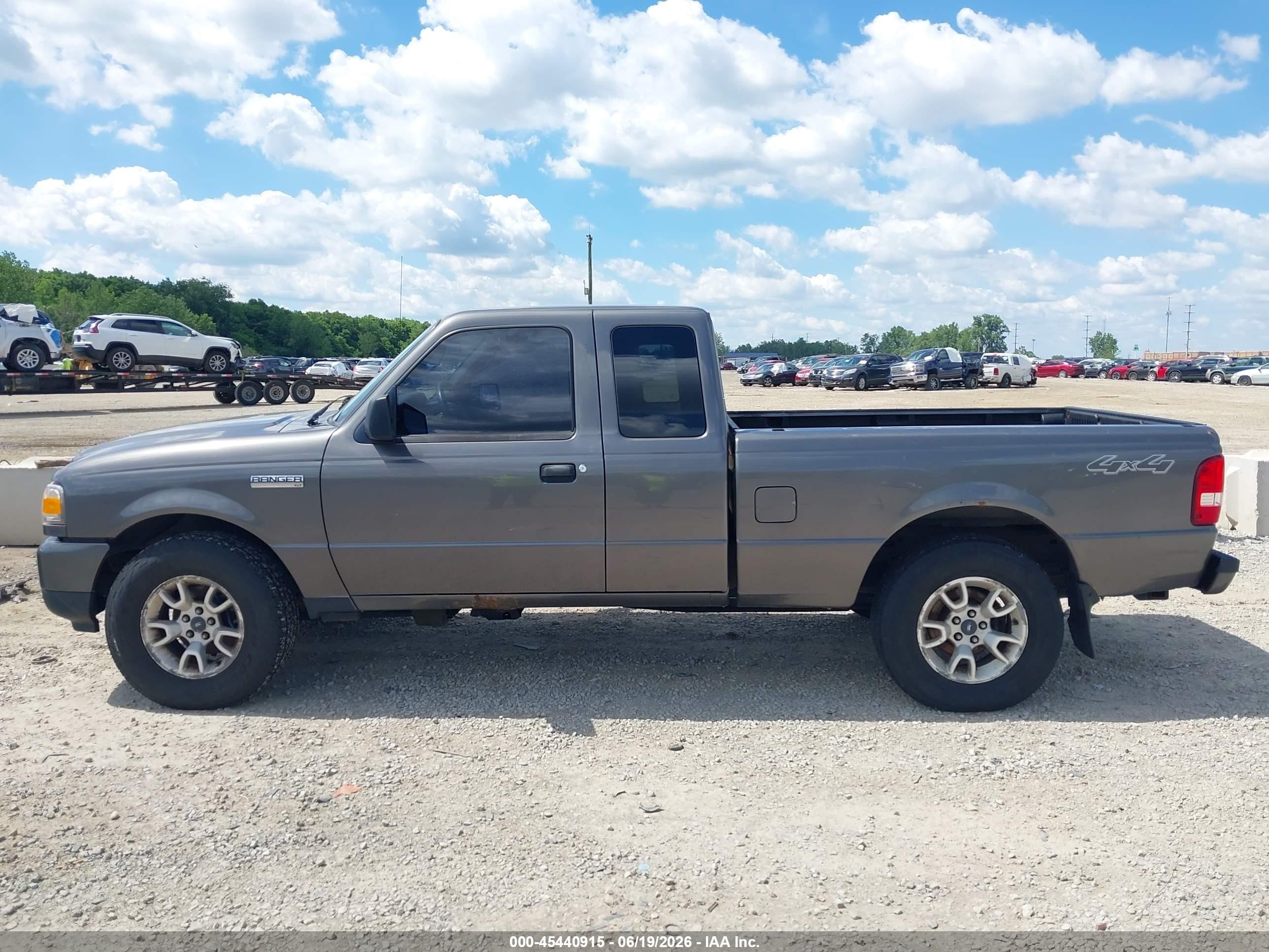 2011 Ford Ranger Xlt Gray vin: 1FTLR4FE1BPA94512