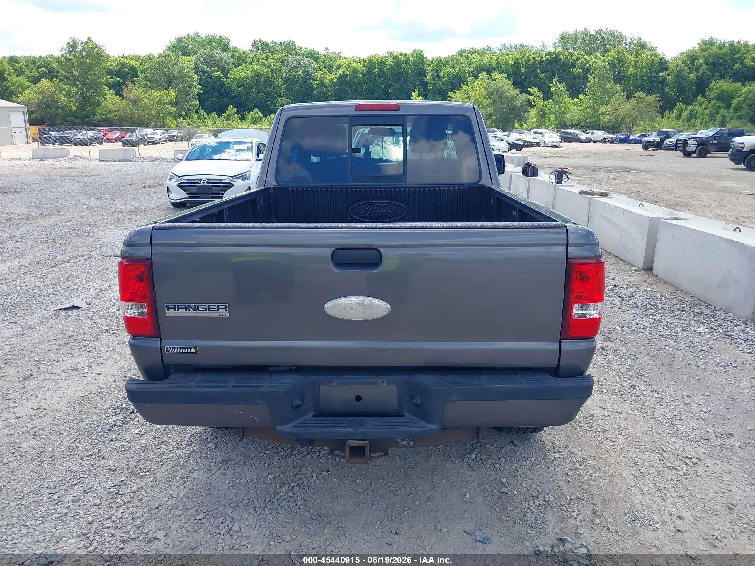 2011 Ford Ranger Xlt Gray vin: 1FTLR4FE1BPA94512