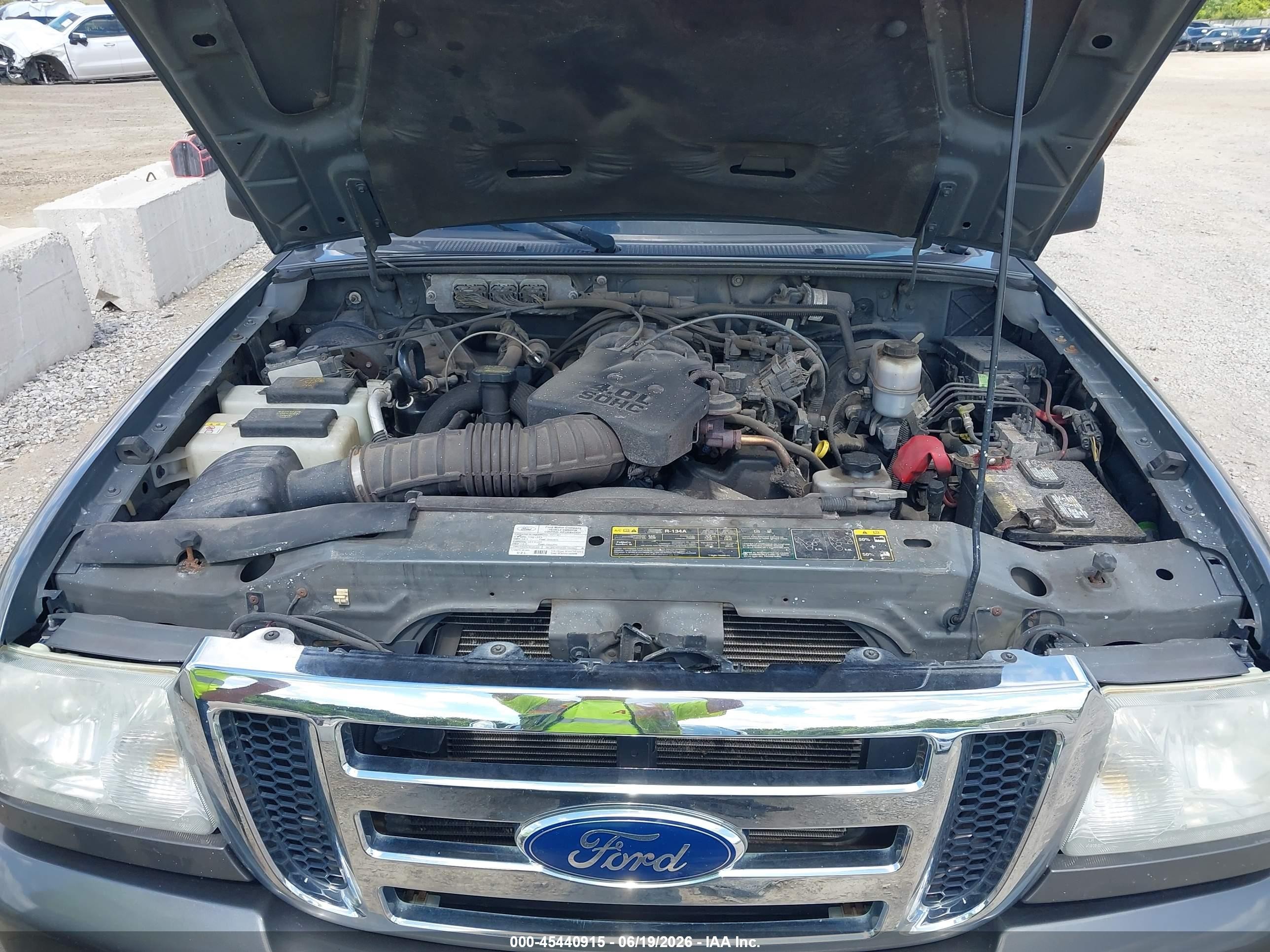 2011 Ford Ranger Xlt Gray vin: 1FTLR4FE1BPA94512