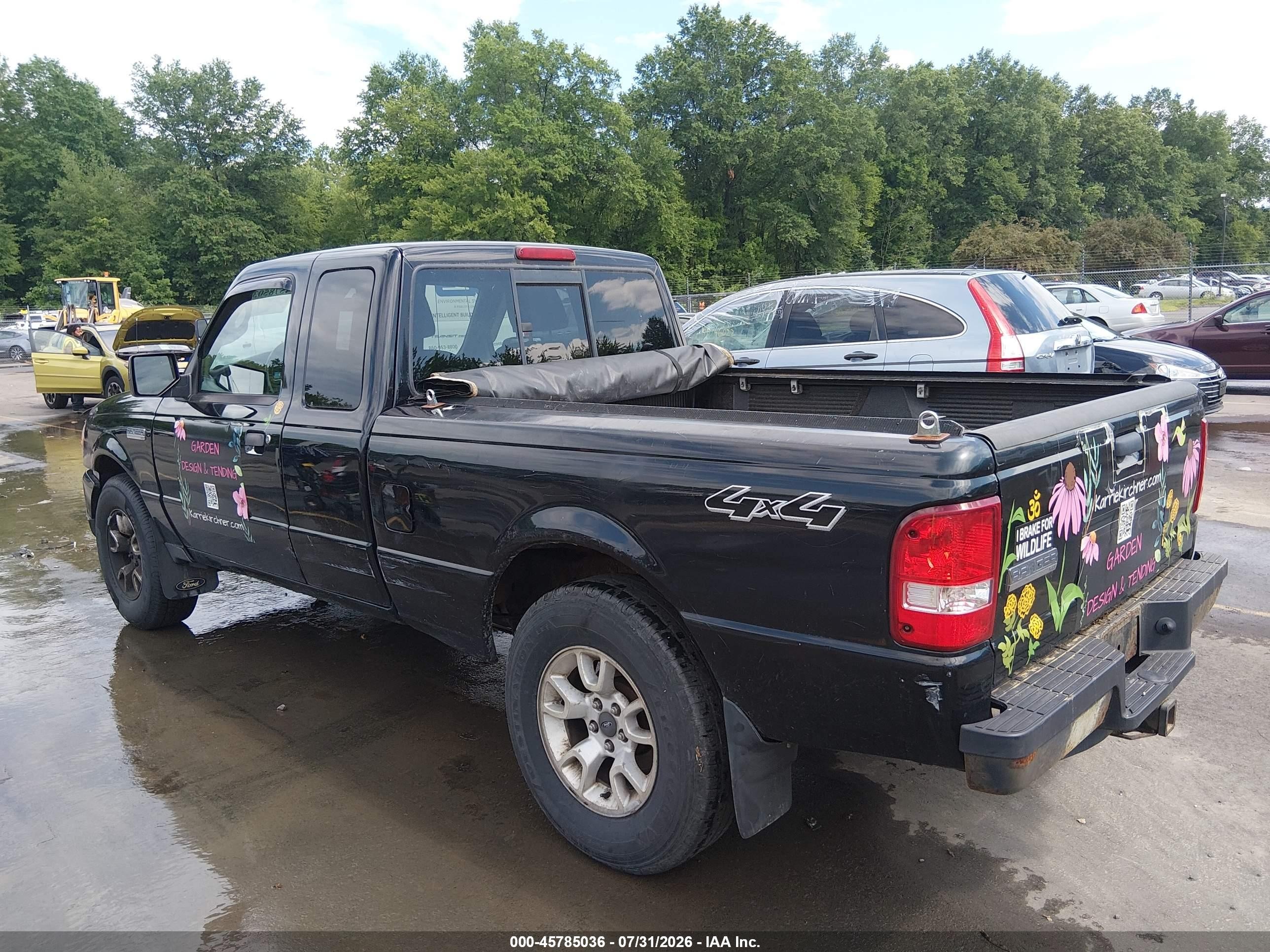 2010 Ford Ranger Sport/xlt Черный vin: 1FTLR4FE2APA14861