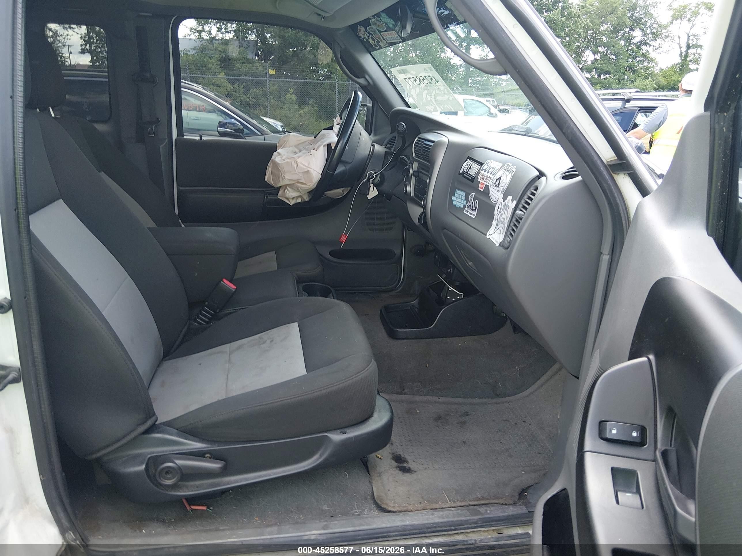 2010 Ford Ranger Sport/xlt White vin: 1FTLR4FE2APA64045