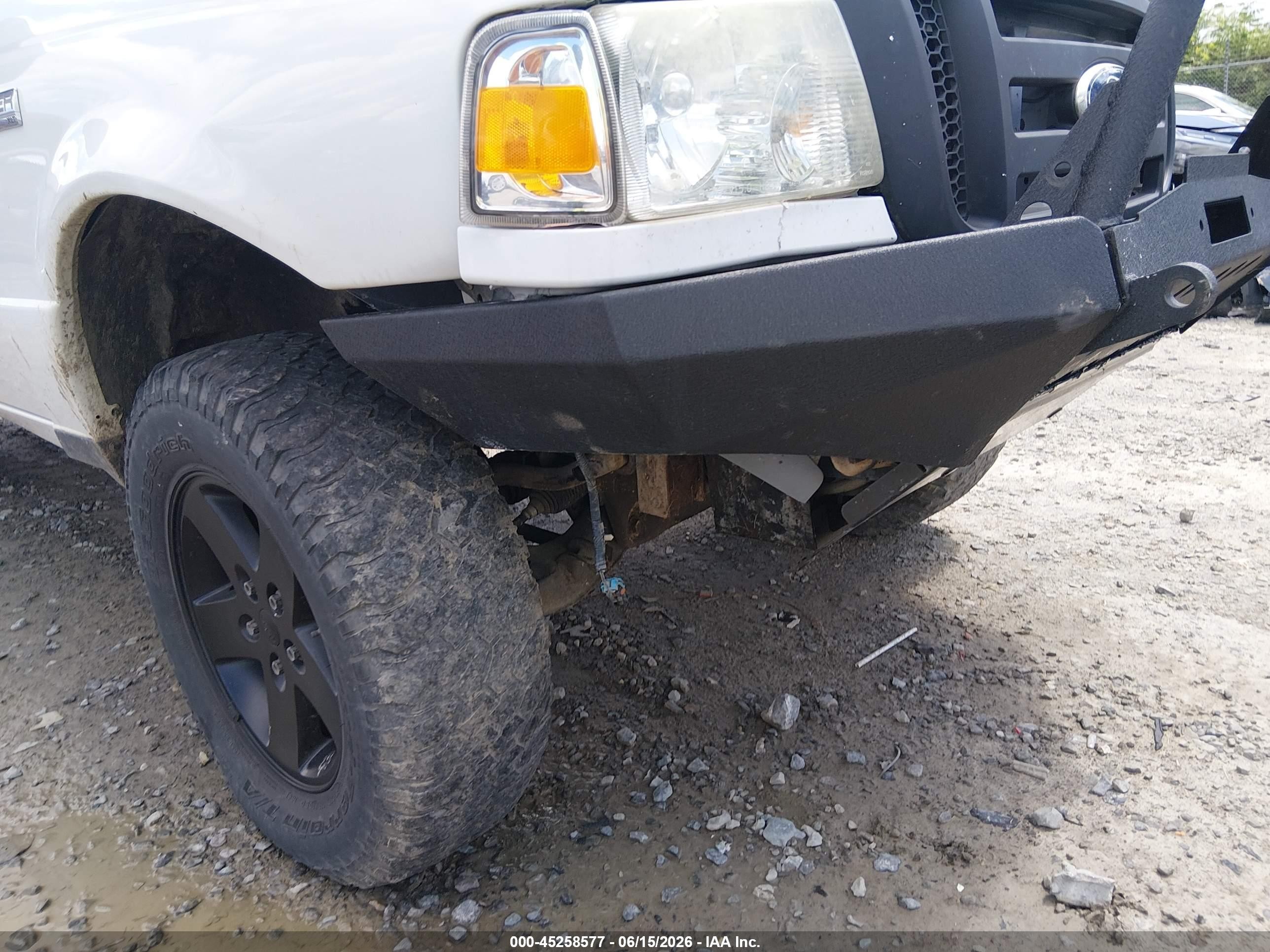 2010 Ford Ranger Sport/xlt White vin: 1FTLR4FE2APA64045