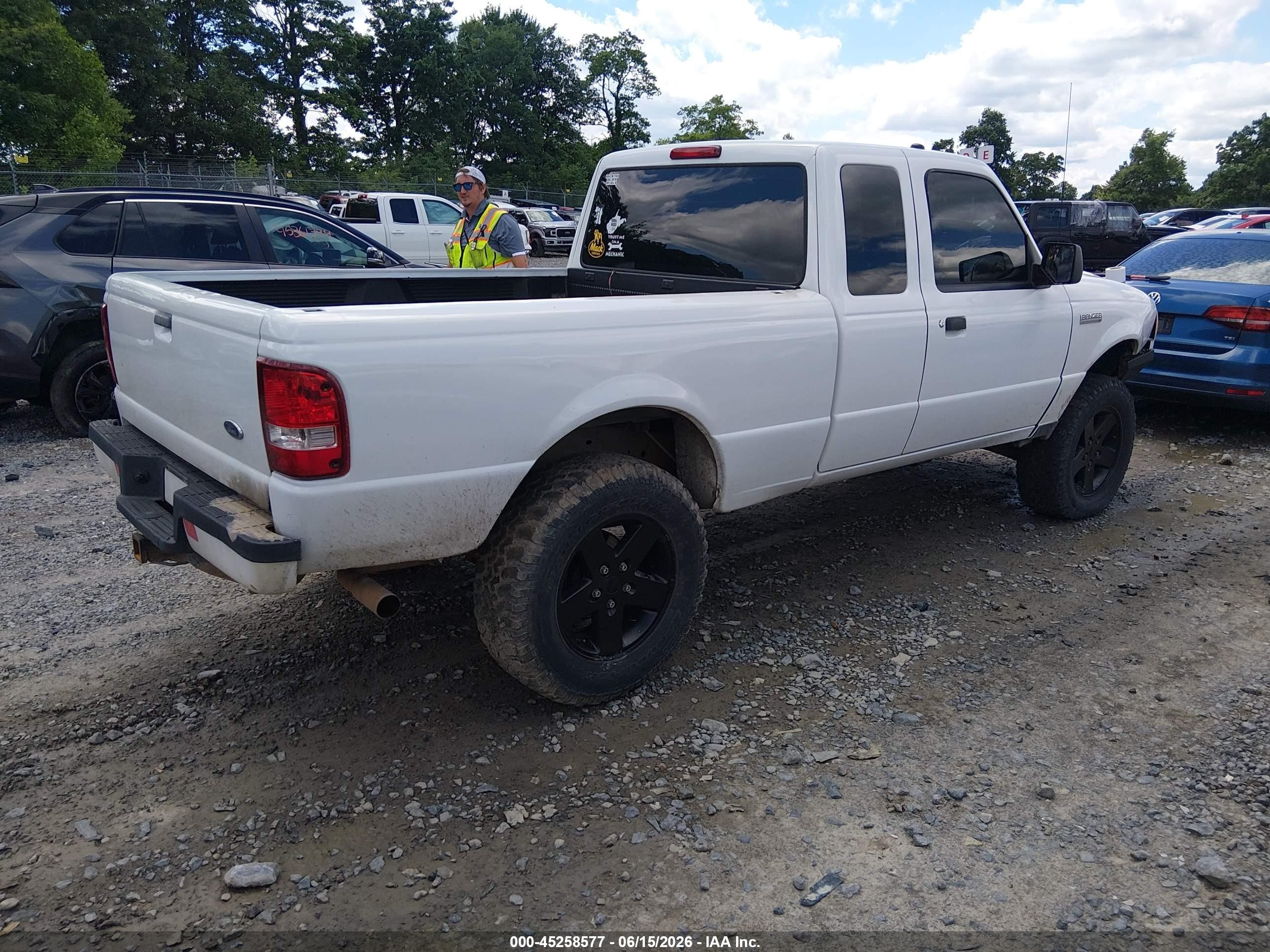2010 Ford Ranger Sport/xlt White vin: 1FTLR4FE2APA64045