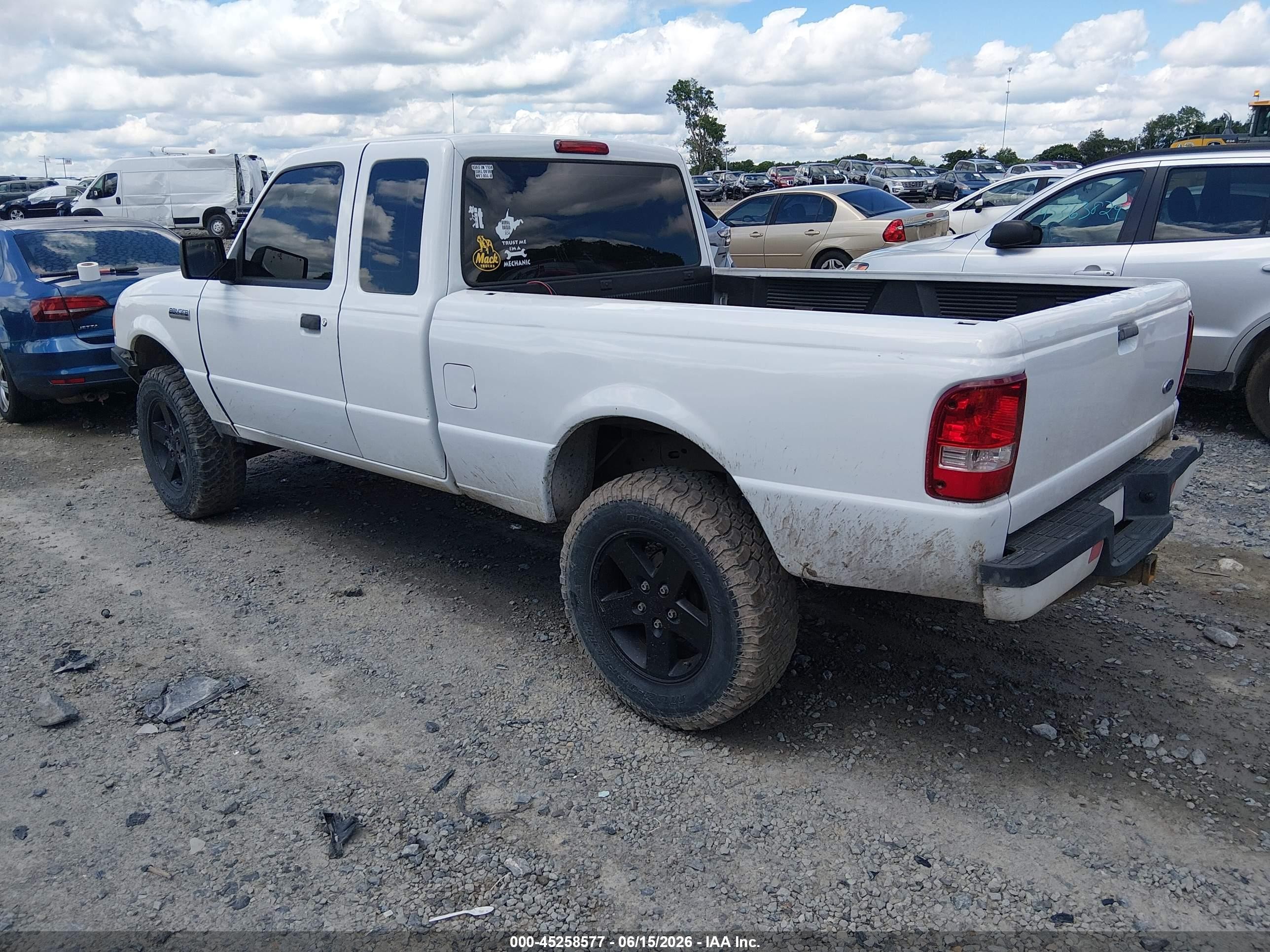 2010 Ford Ranger Sport/xlt White vin: 1FTLR4FE2APA64045