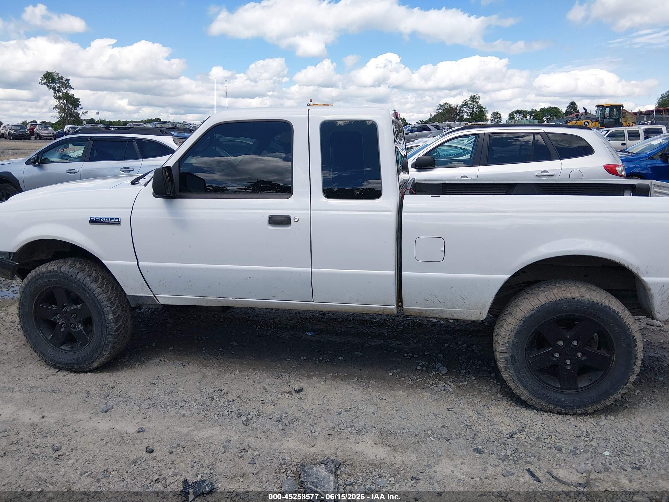 2010 Ford Ranger Sport/xlt White vin: 1FTLR4FE2APA64045