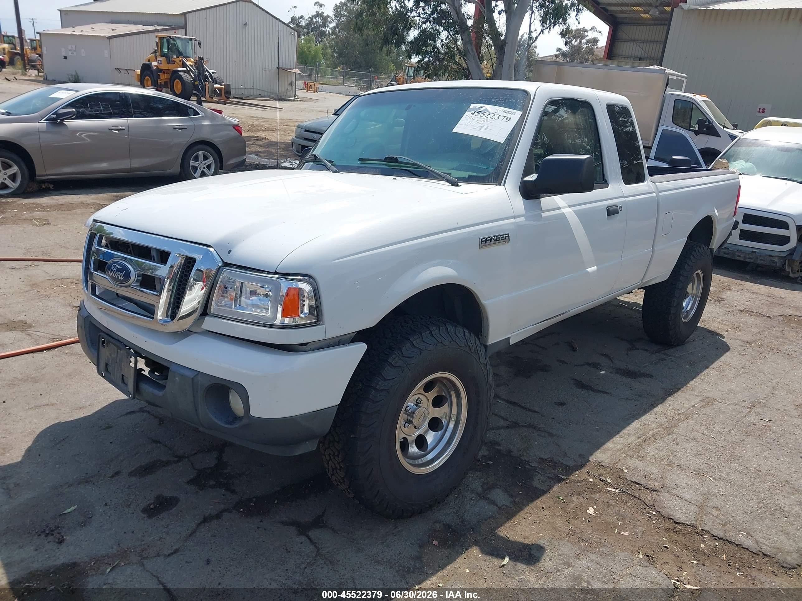 2011 Ford Ranger Sport/xlt White vin: 1FTLR4FE2BPA25313