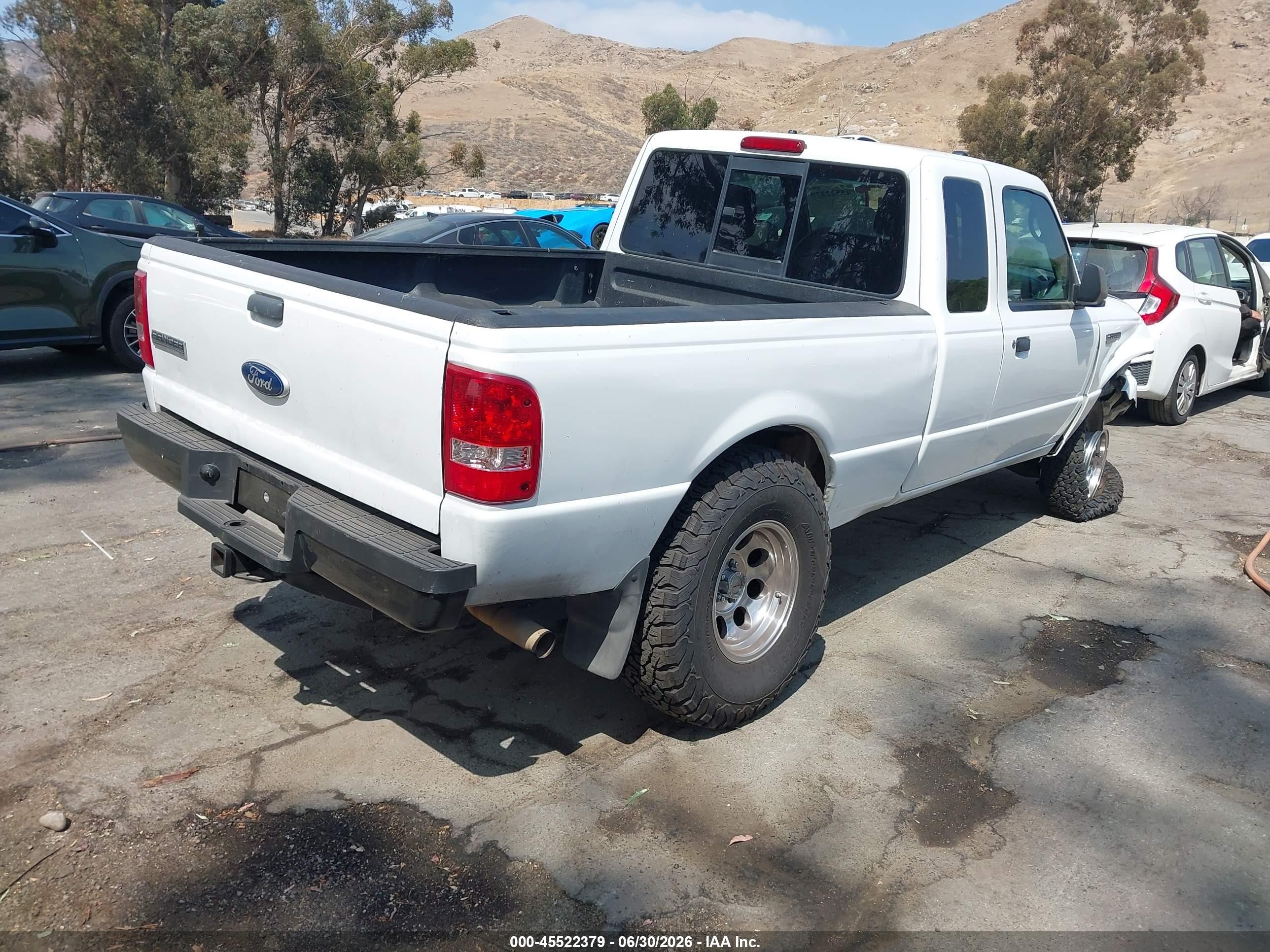 2011 Ford Ranger Sport/xlt White vin: 1FTLR4FE2BPA25313