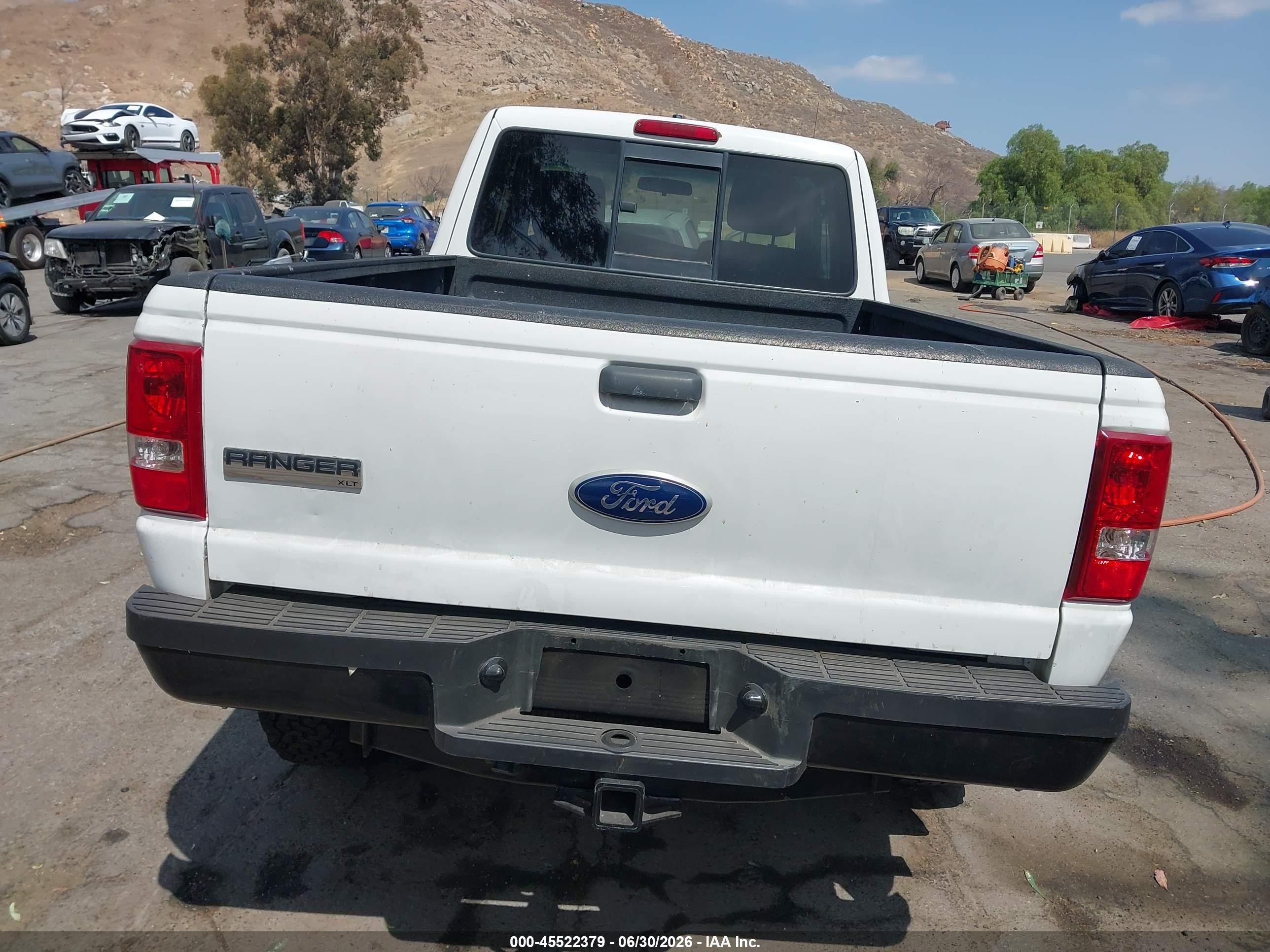 2011 Ford Ranger Sport/xlt White vin: 1FTLR4FE2BPA25313