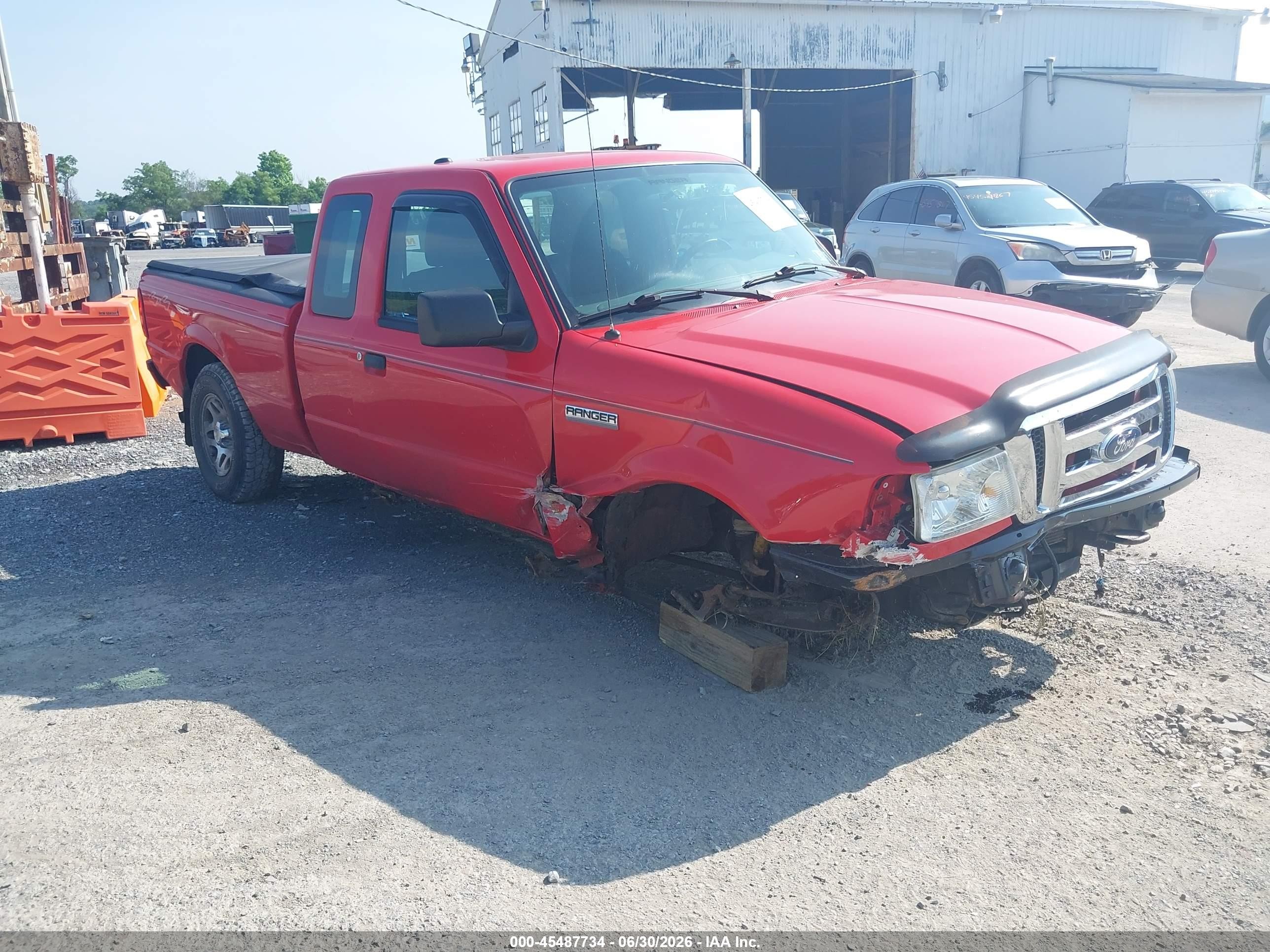 2011 Ford Ranger Sport/xlt Red vin: 1FTLR4FE2BPB14153