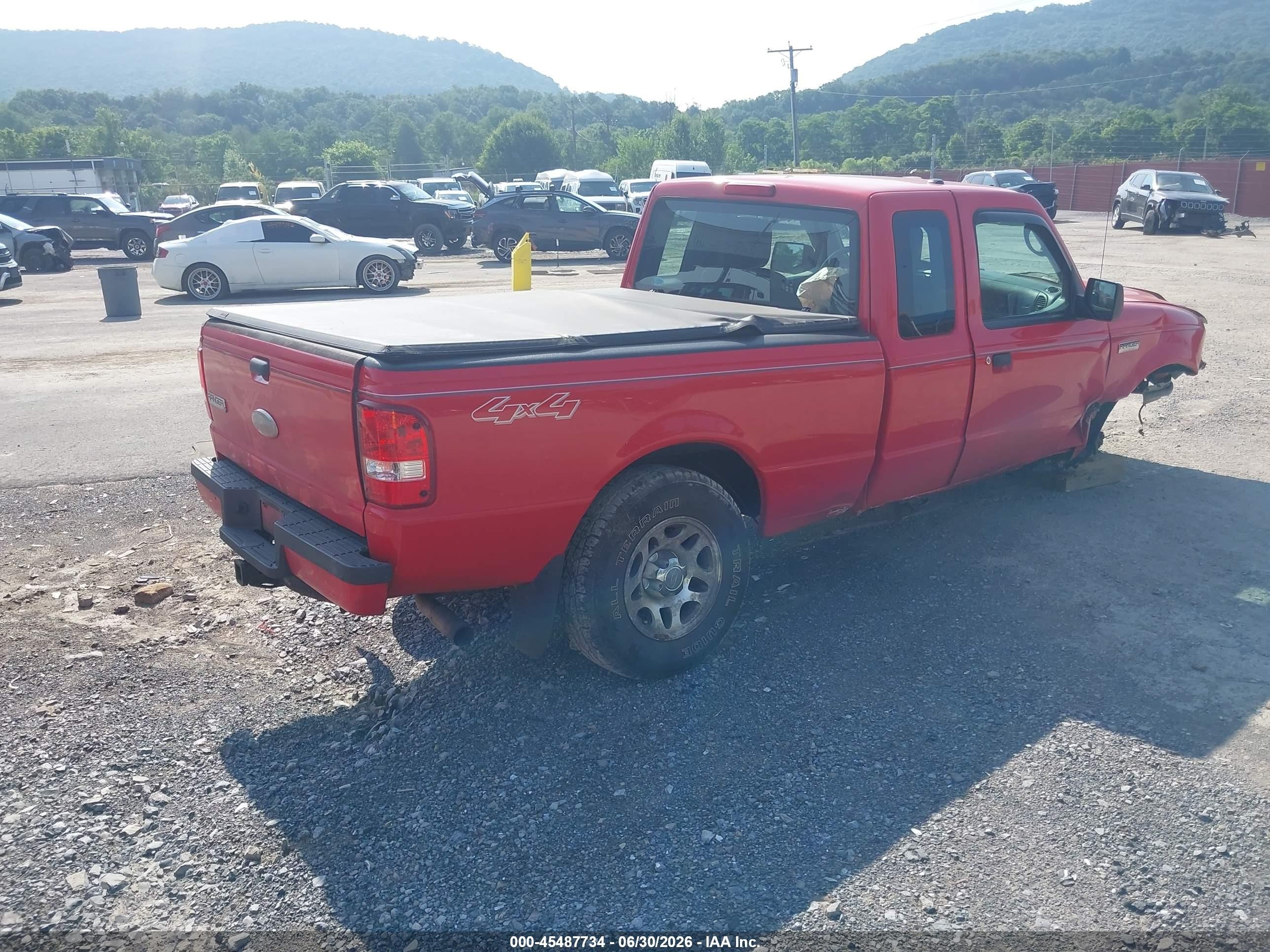 2011 Ford Ranger Sport/xlt Red vin: 1FTLR4FE2BPB14153