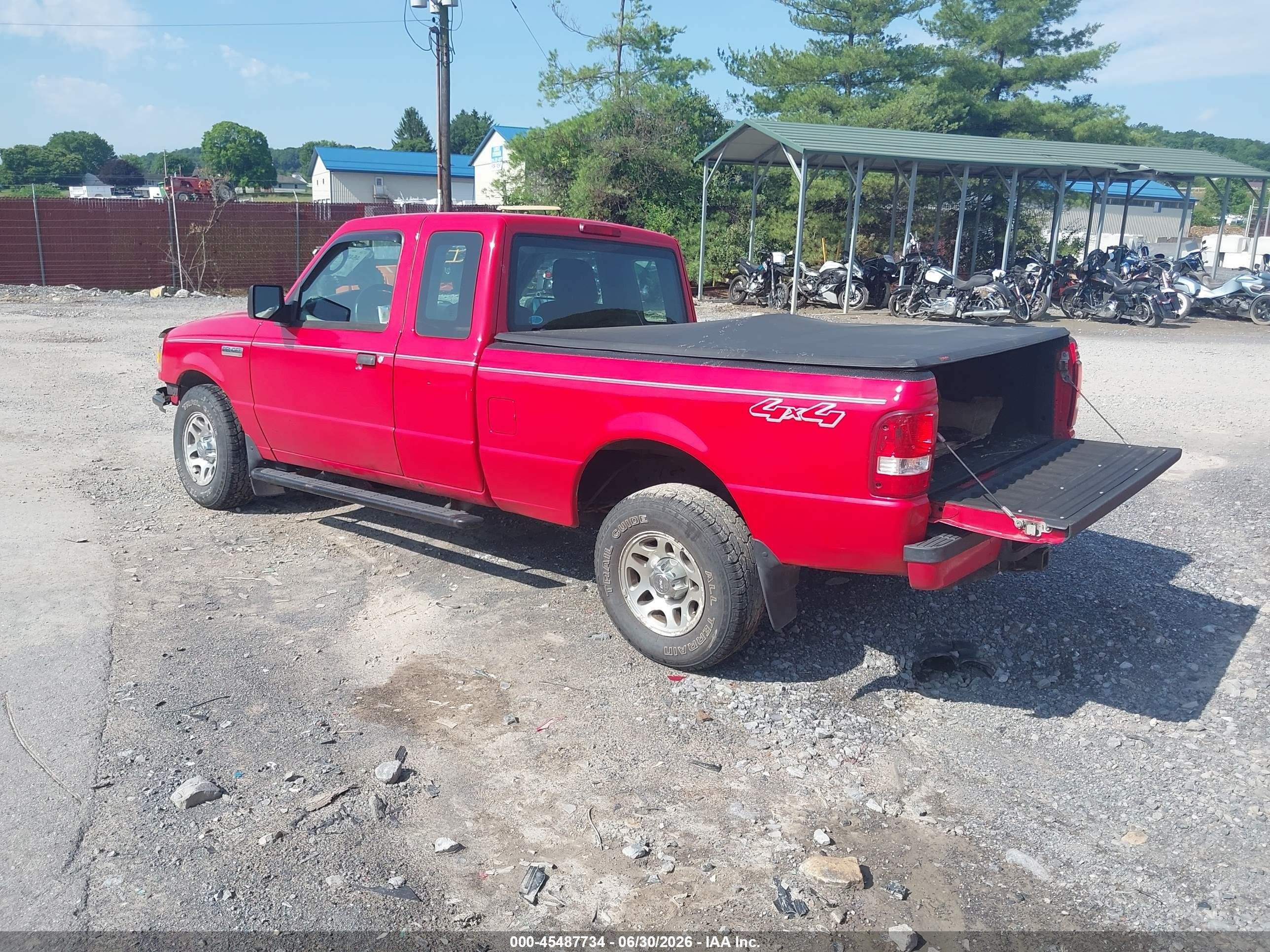 2011 Ford Ranger Sport/xlt Red vin: 1FTLR4FE2BPB14153