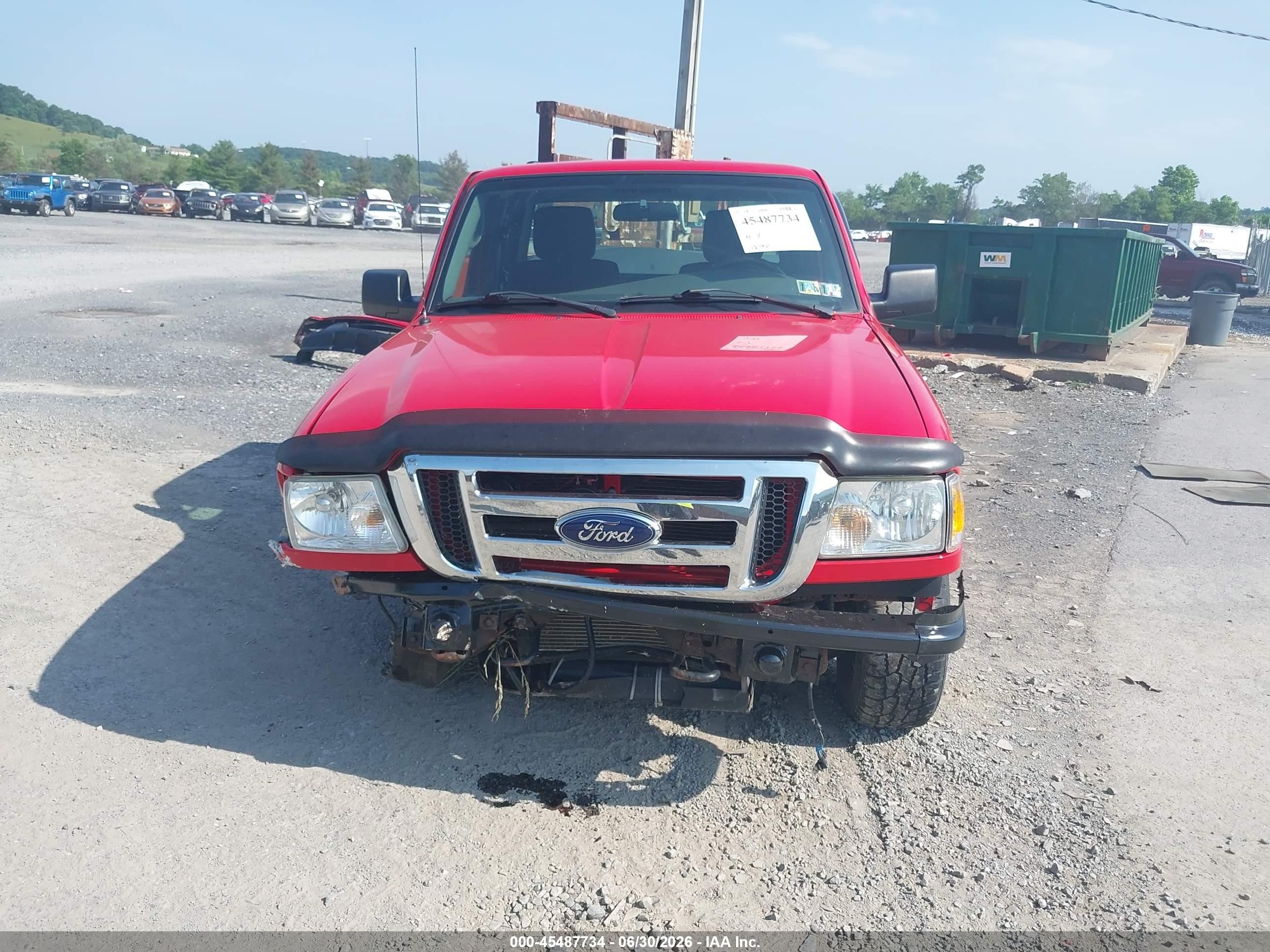 2011 Ford Ranger Sport/xlt Red vin: 1FTLR4FE2BPB14153