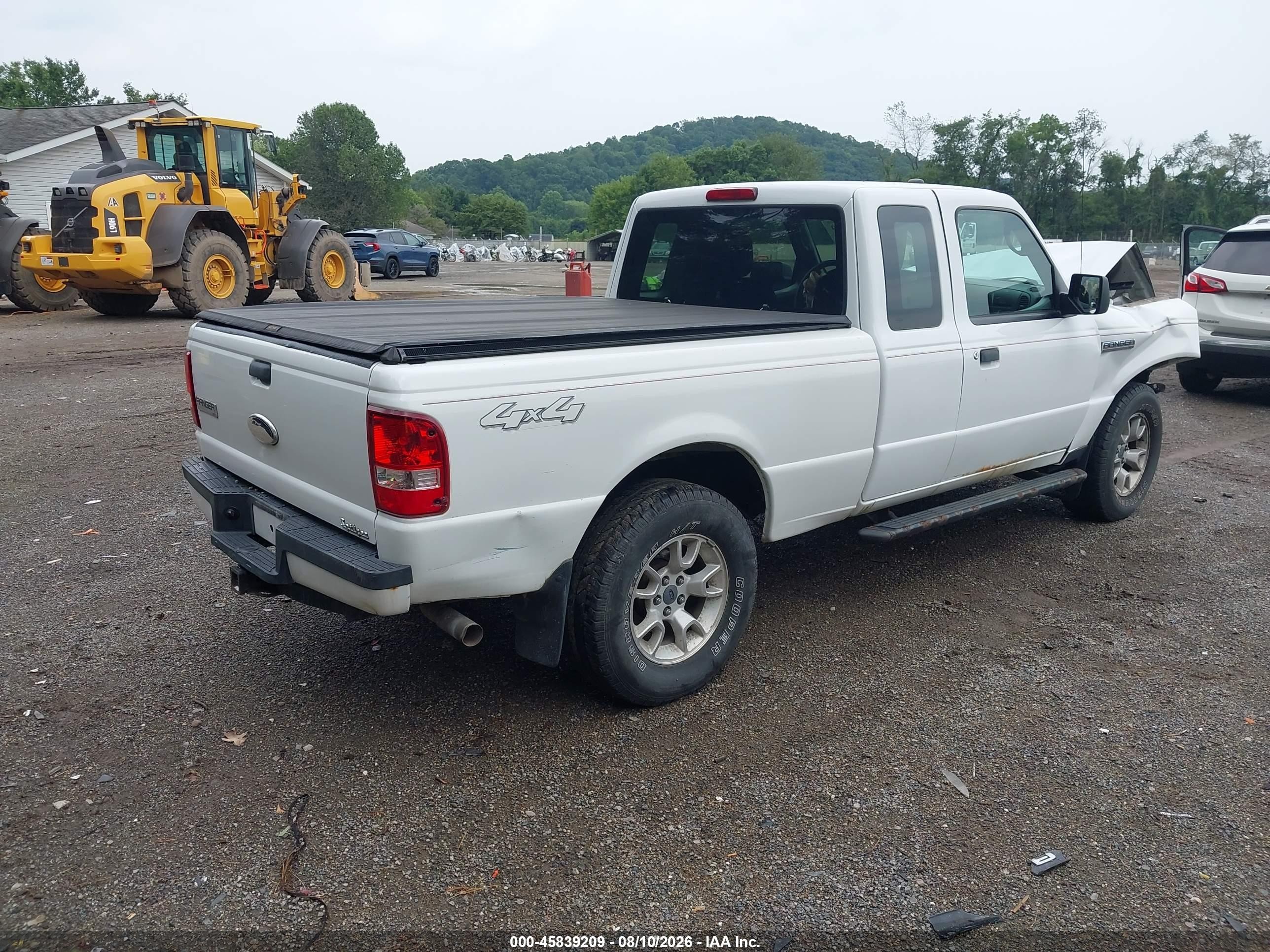 2011 Ford Ranger Xlt White vin: 1FTLR4FE2BPB14475
