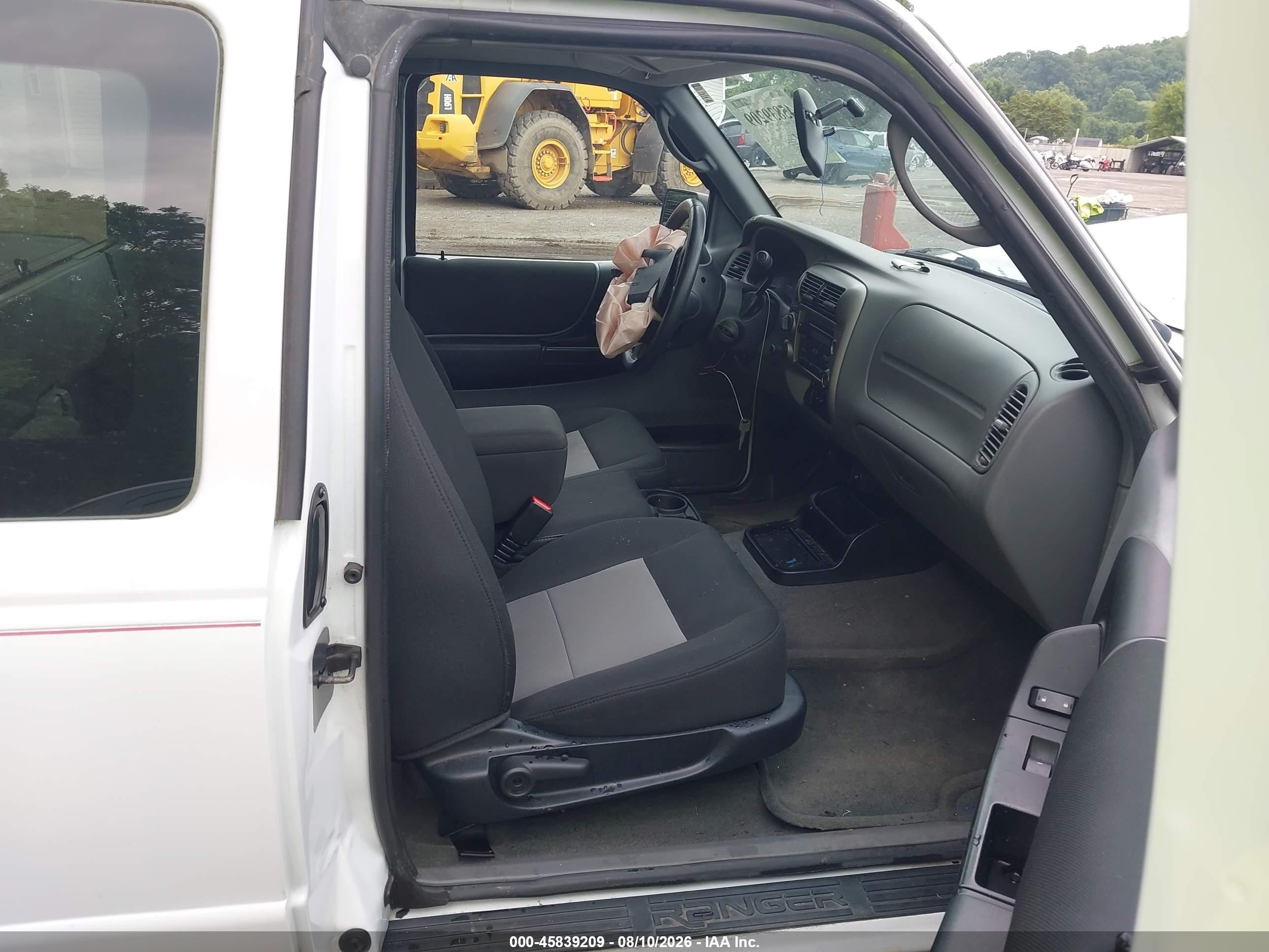 2011 Ford Ranger Xlt White vin: 1FTLR4FE2BPB14475