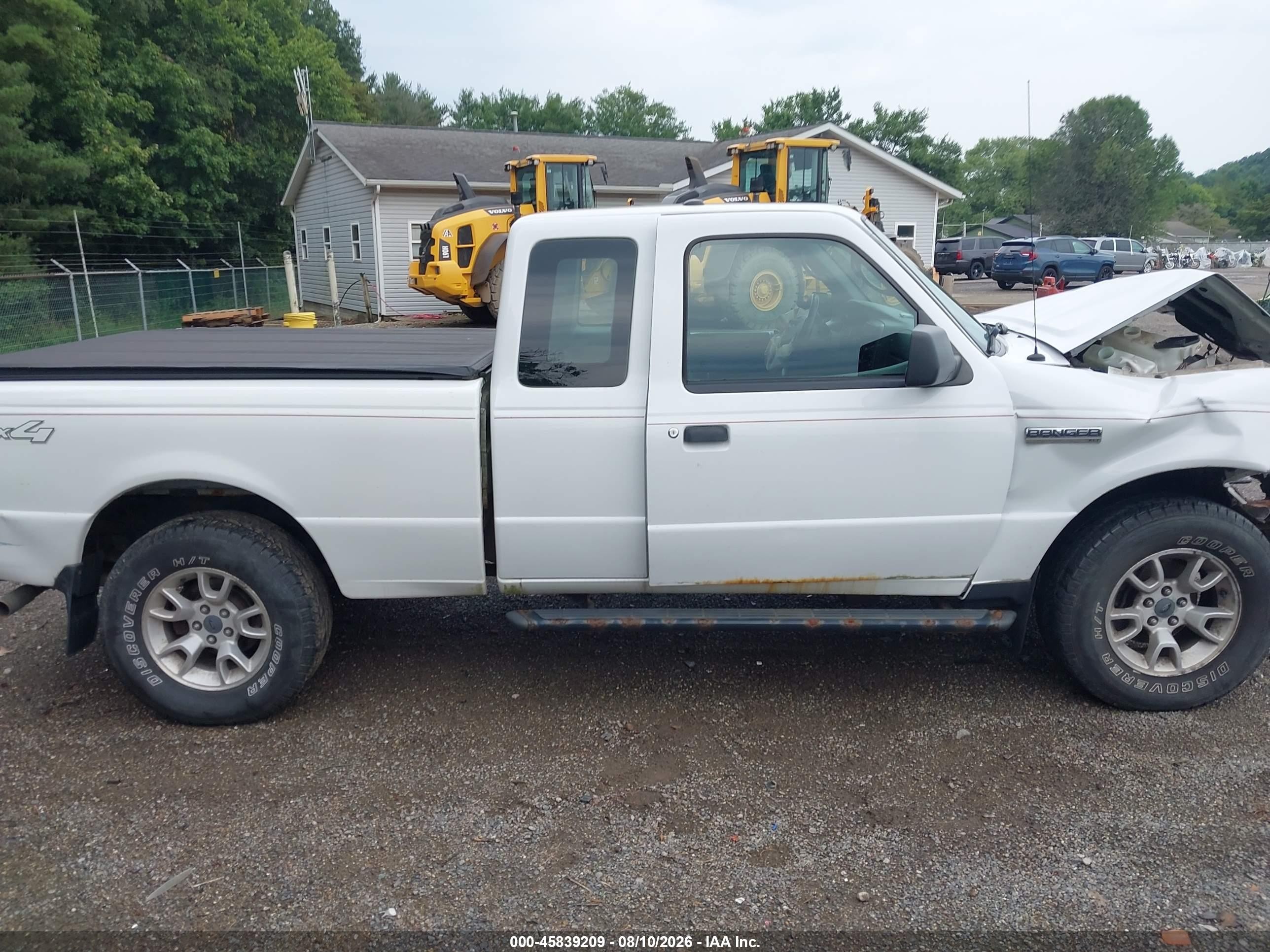 2011 Ford Ranger Xlt White vin: 1FTLR4FE2BPB14475