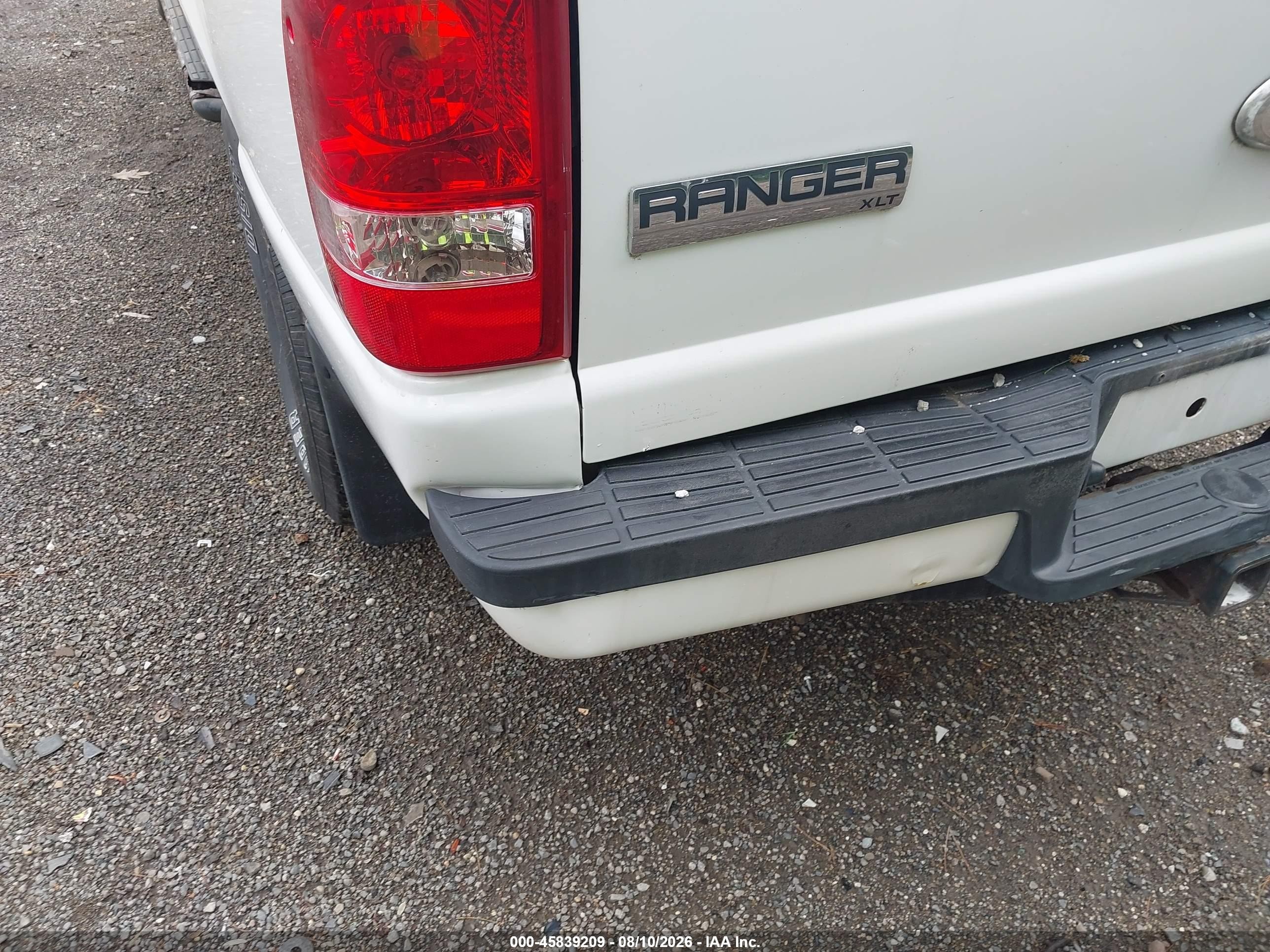2011 Ford Ranger Xlt White vin: 1FTLR4FE2BPB14475