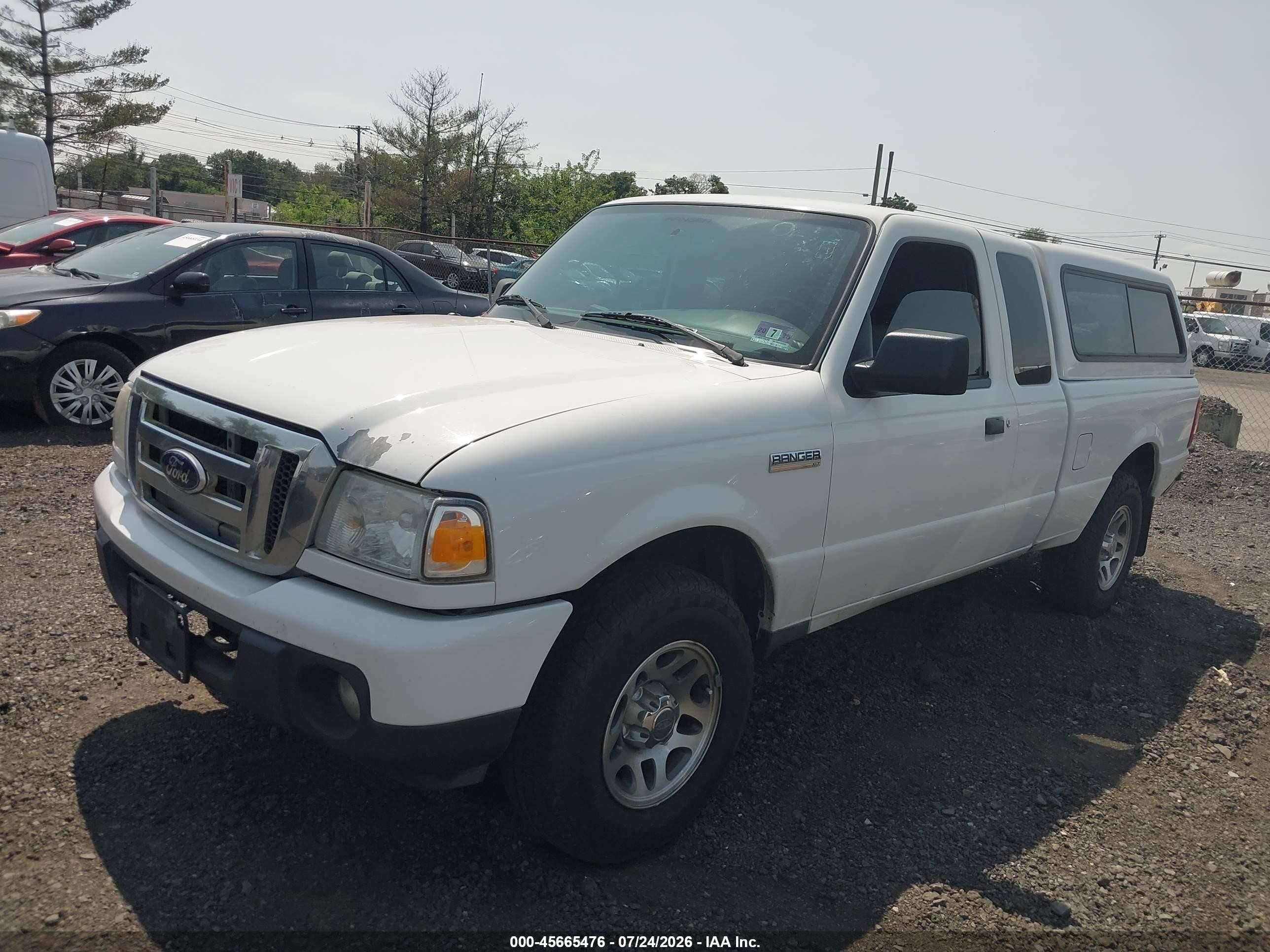 2010 Ford Ranger Sport/xlt White vin: 1FTLR4FE3APA38313